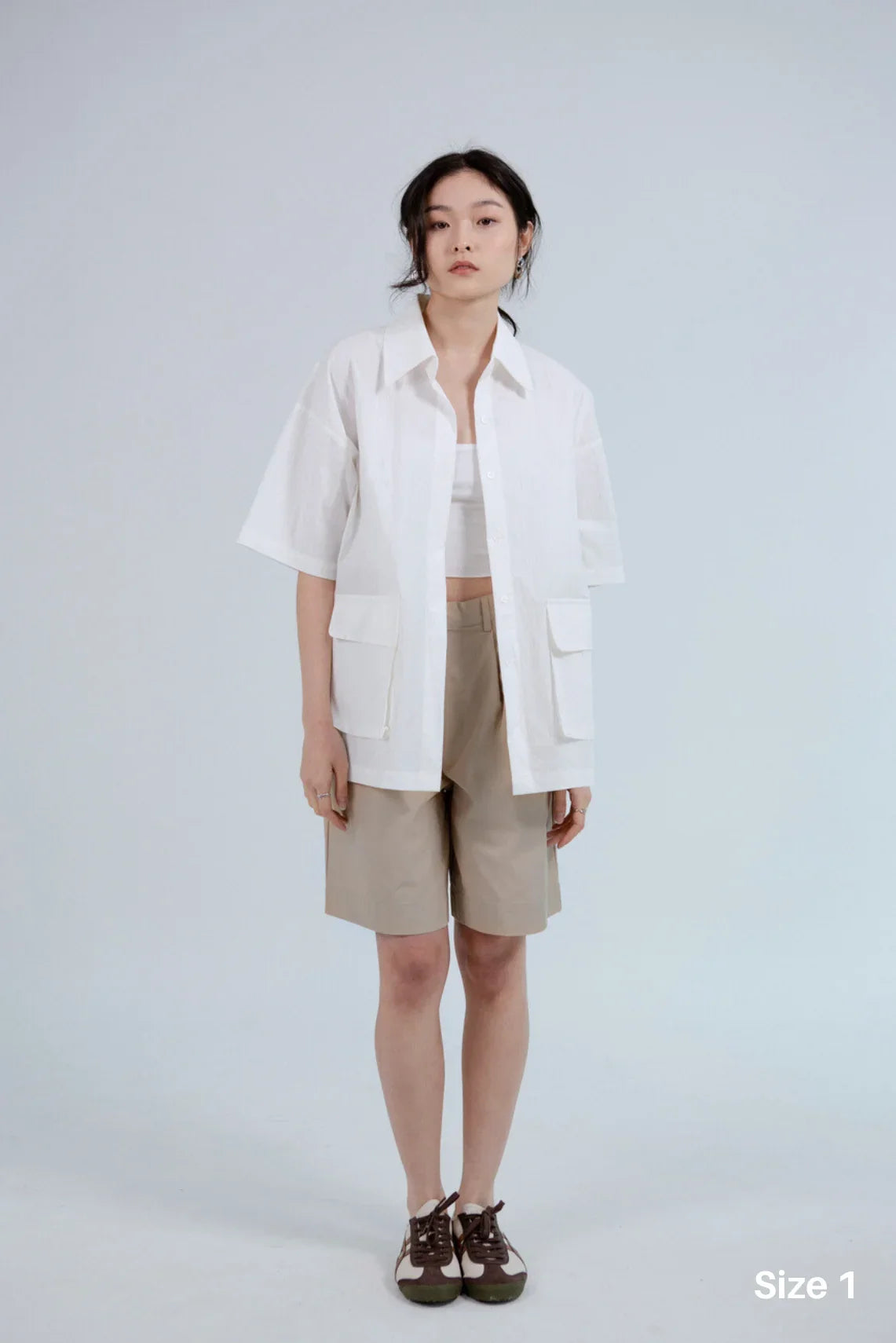 SAERO COLLECTIVE | Boho Overfit Shirt | White