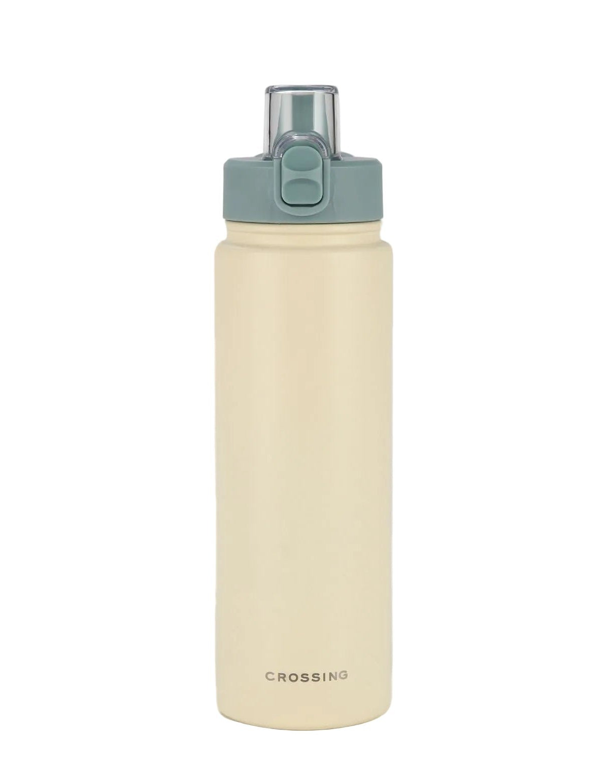 CROSSING | 720ml Urban Ceramic S/S Insulated Straw Sipper Cap Sports Bottle With Handle