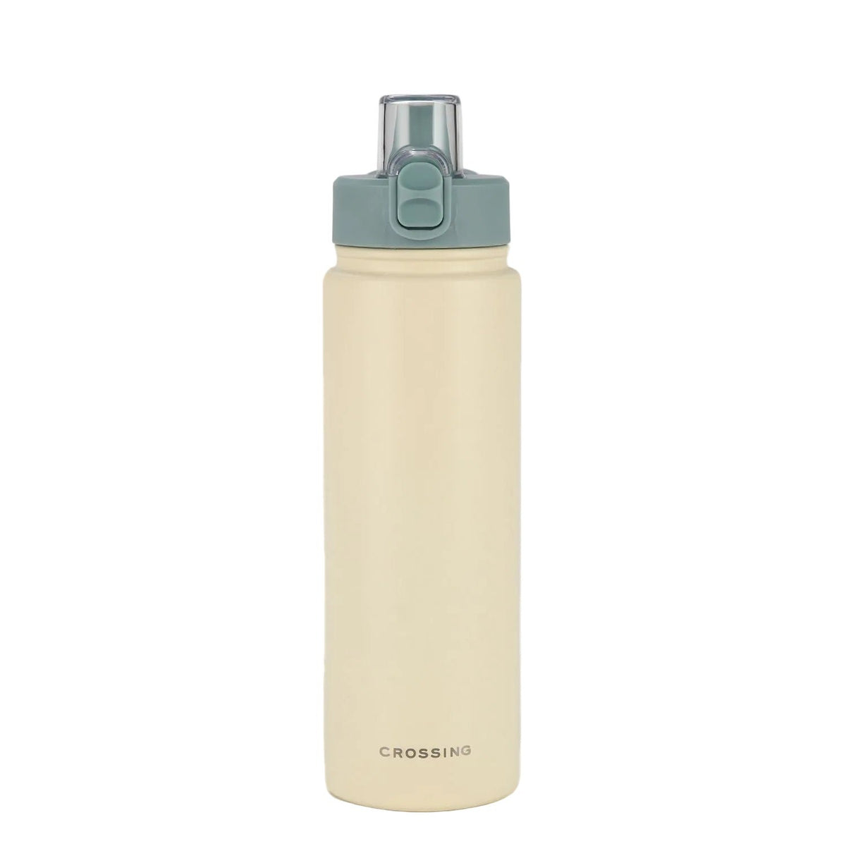CROSSING | 720ml Urban Ceramic S/S Insulated Straw Sipper Cap Sports Bottle With Handle