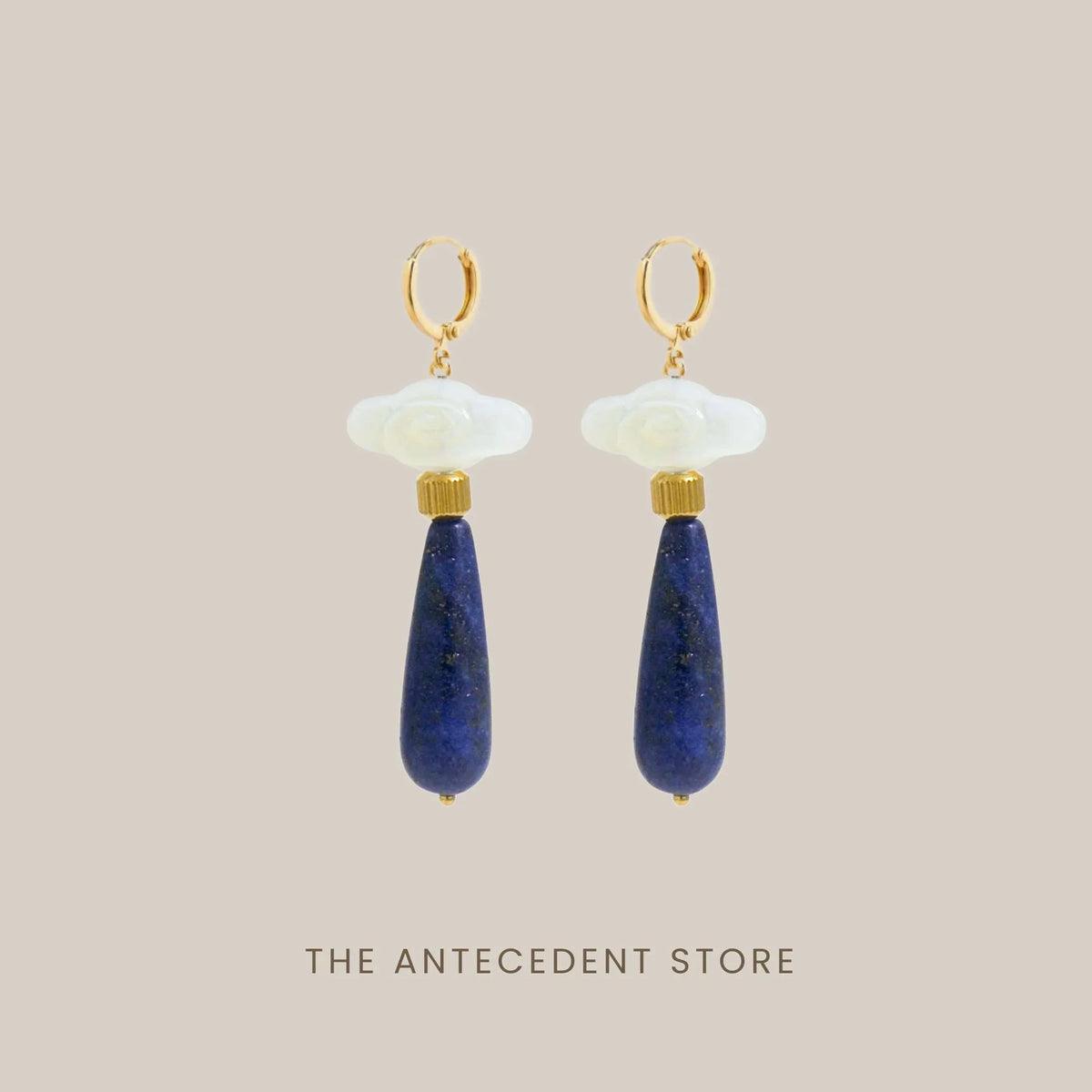 THE ANTECEDANT STORE | Lapis Auspicious Cloud Earrings