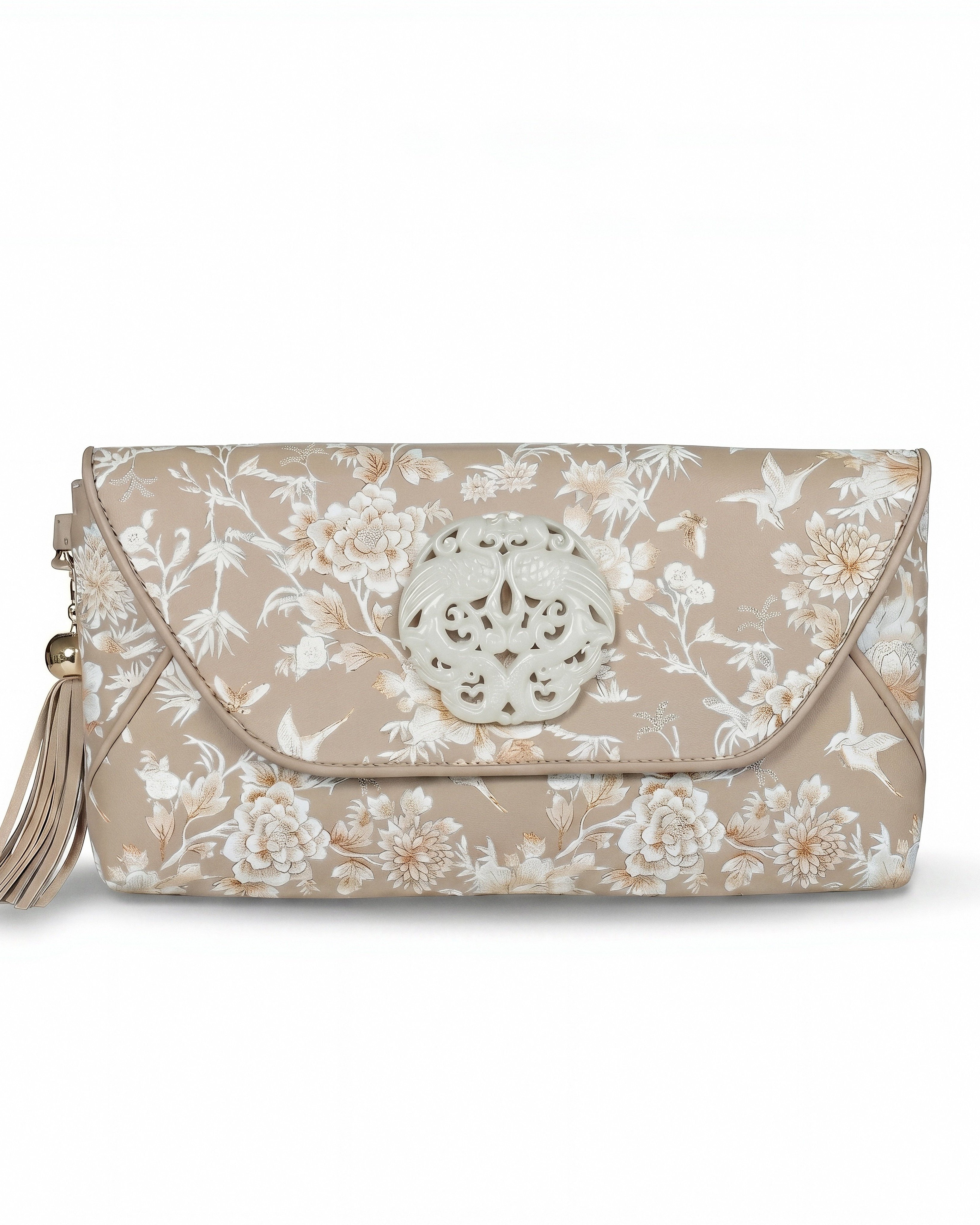 DESTI SAINT | Double Phoenix Floral Print Envelope