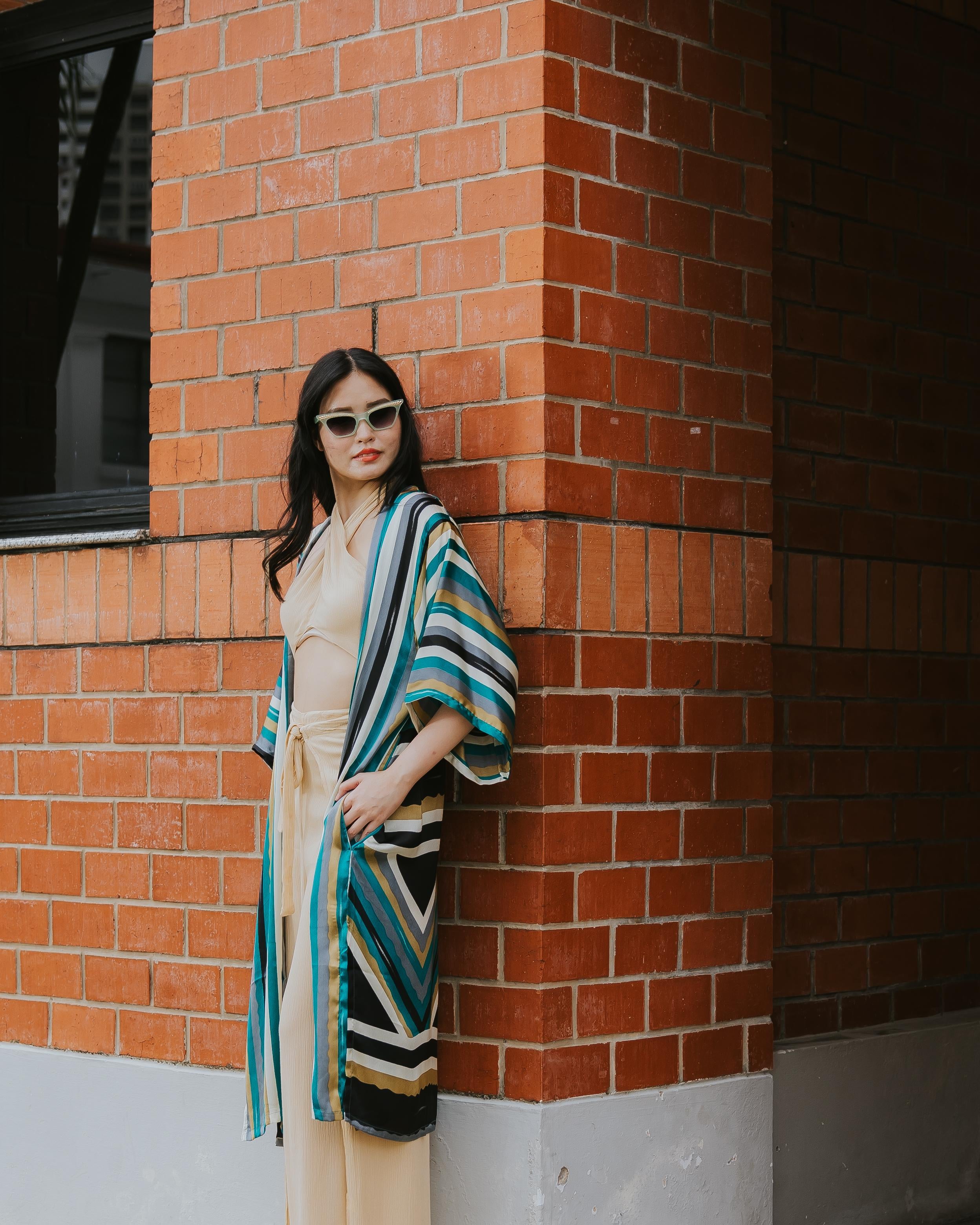RAJA RANI | Modal Silk Long Kimono