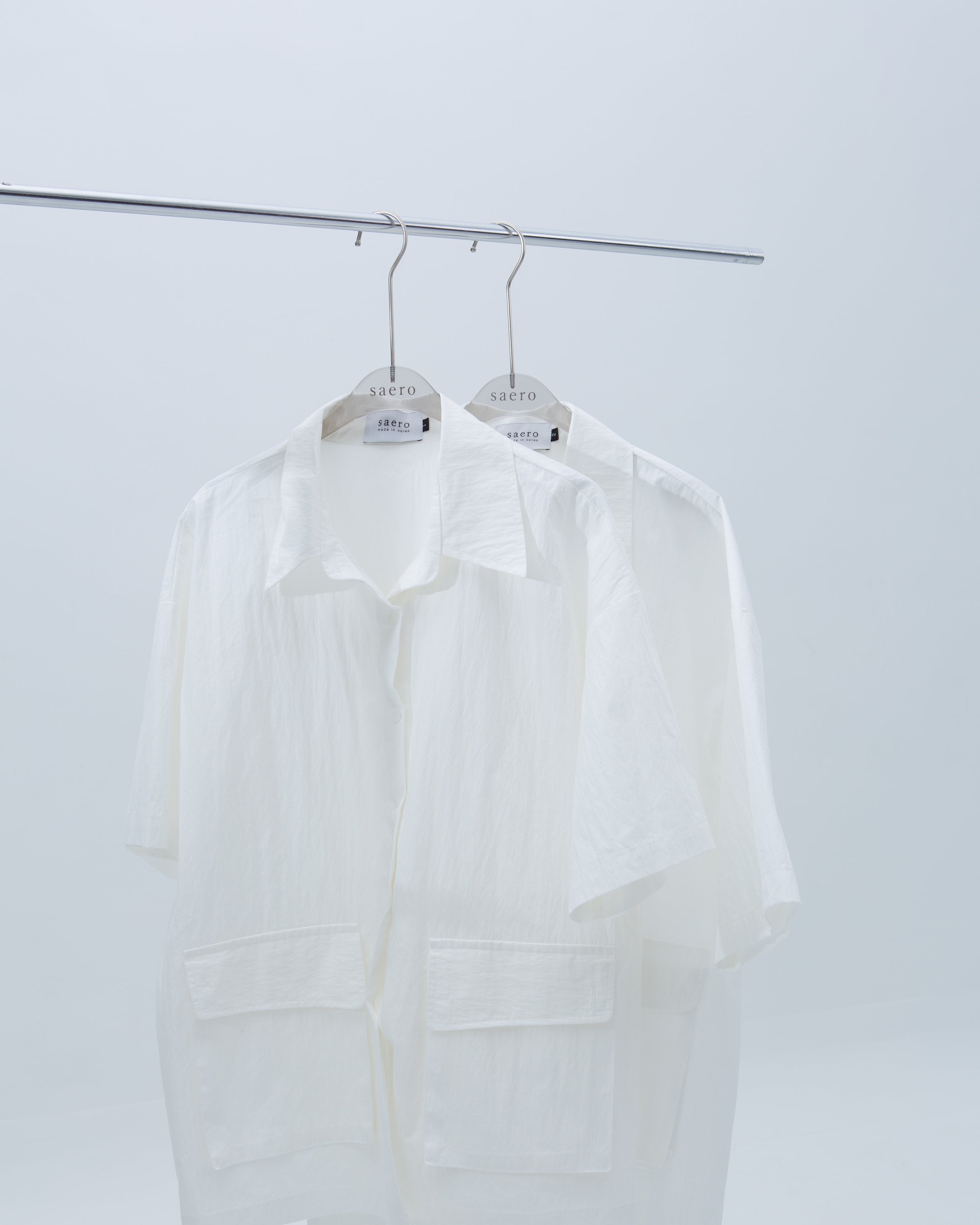 SAERO COLLECTIVE | Boho Overfit Shirt | White