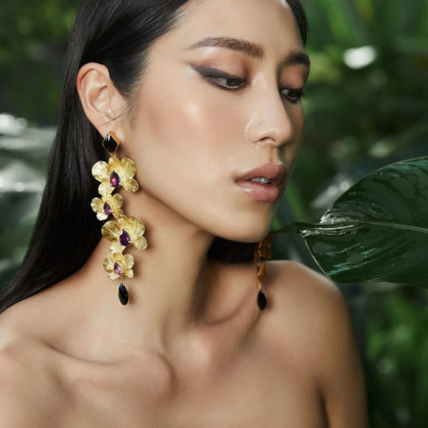 BOHEME BY VERO | Orchidea Double Earrings