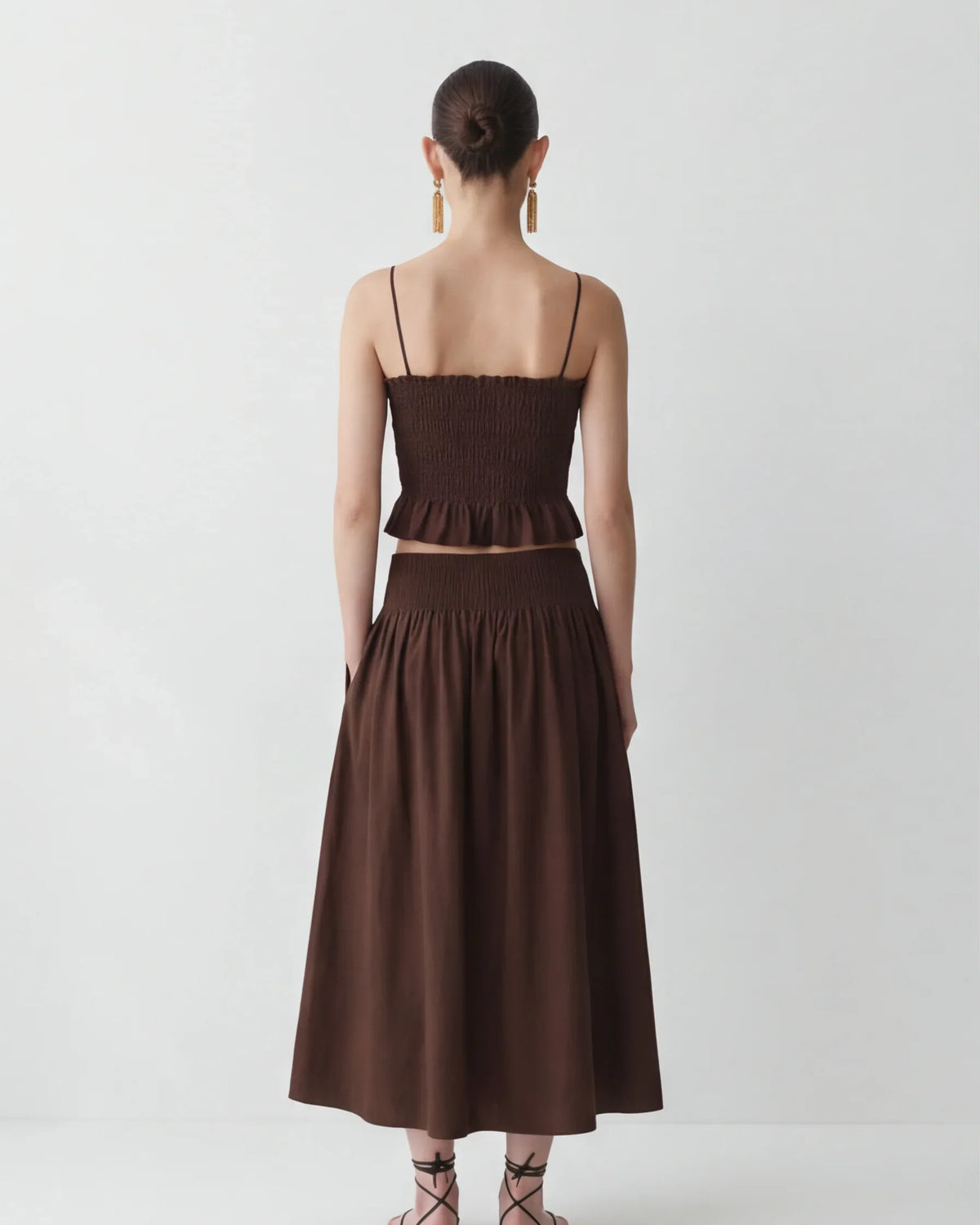 LAYERPLAN | Vera Gathered Midi Skirt