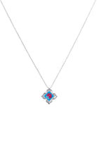 RARE BIRD COLLECTION | Peranakan Floral Pendant - Silver Nyra Bloom