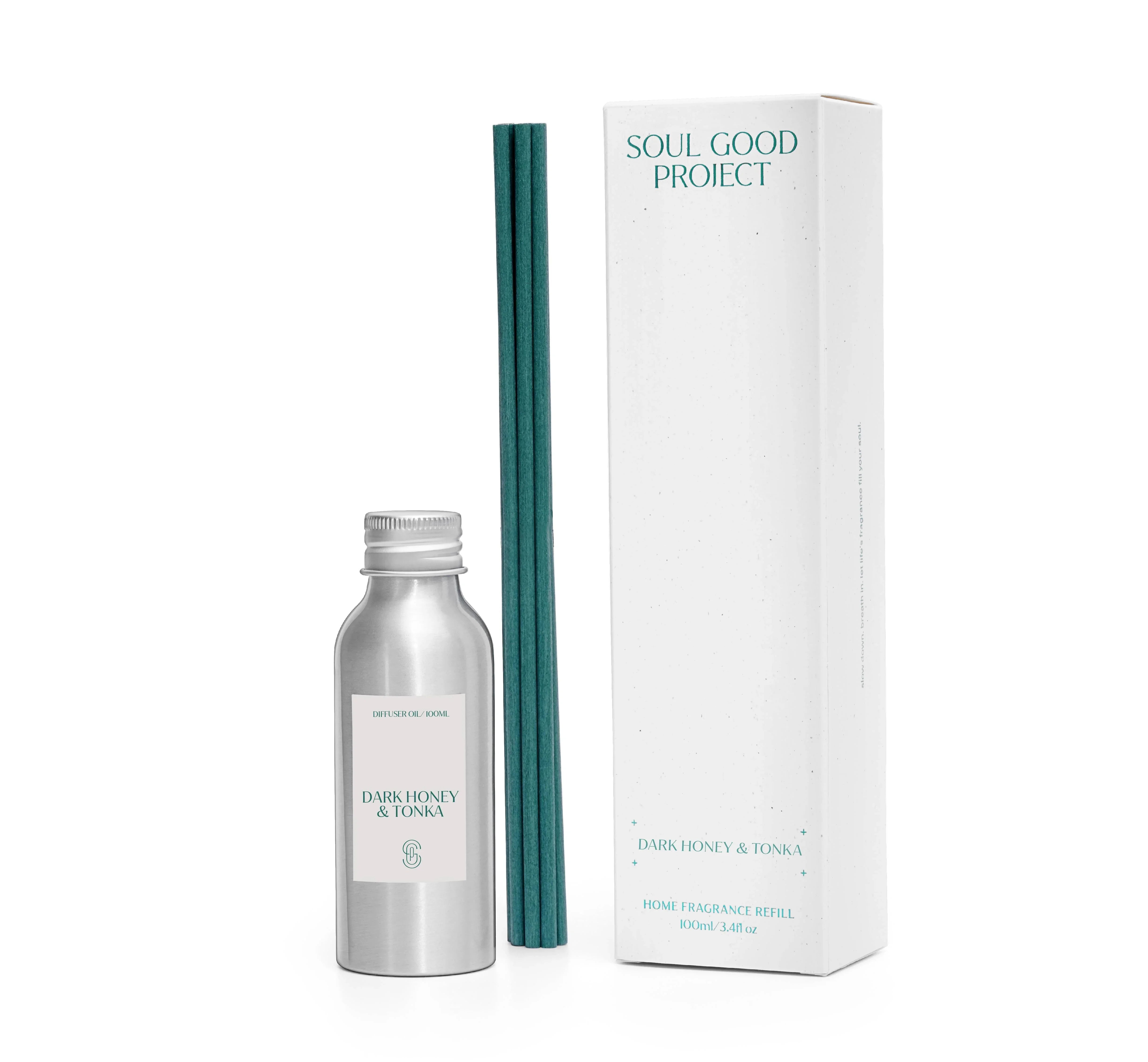 SOUL GOOD PROJECT | Dark Honey & Tonka Reed Diffuser Refill