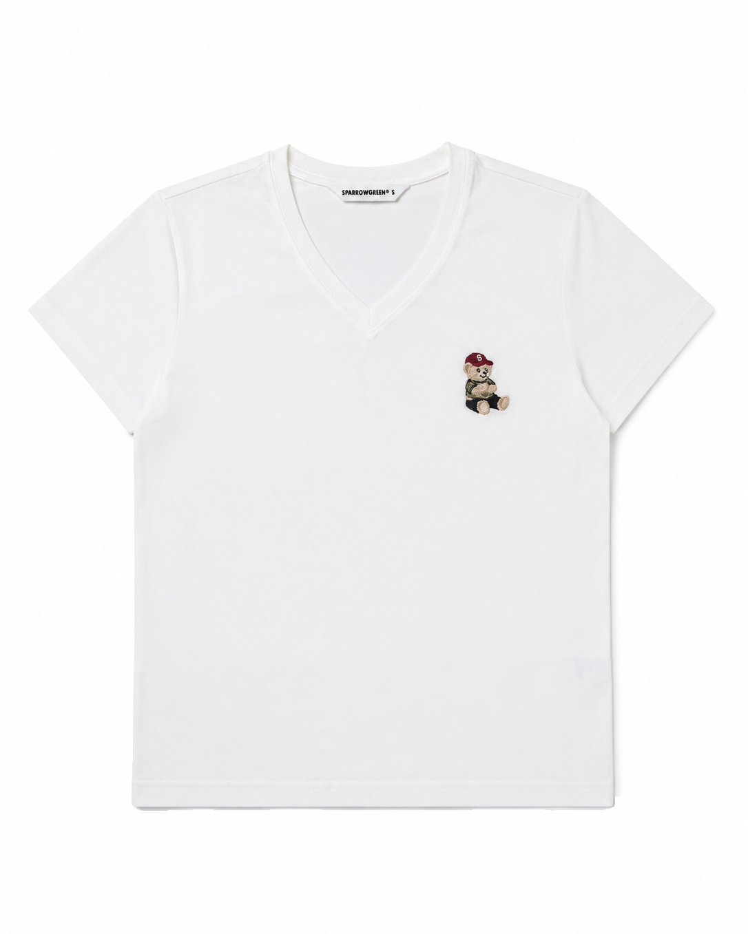 SPARROW GREEN | VIN V-Neck Tee