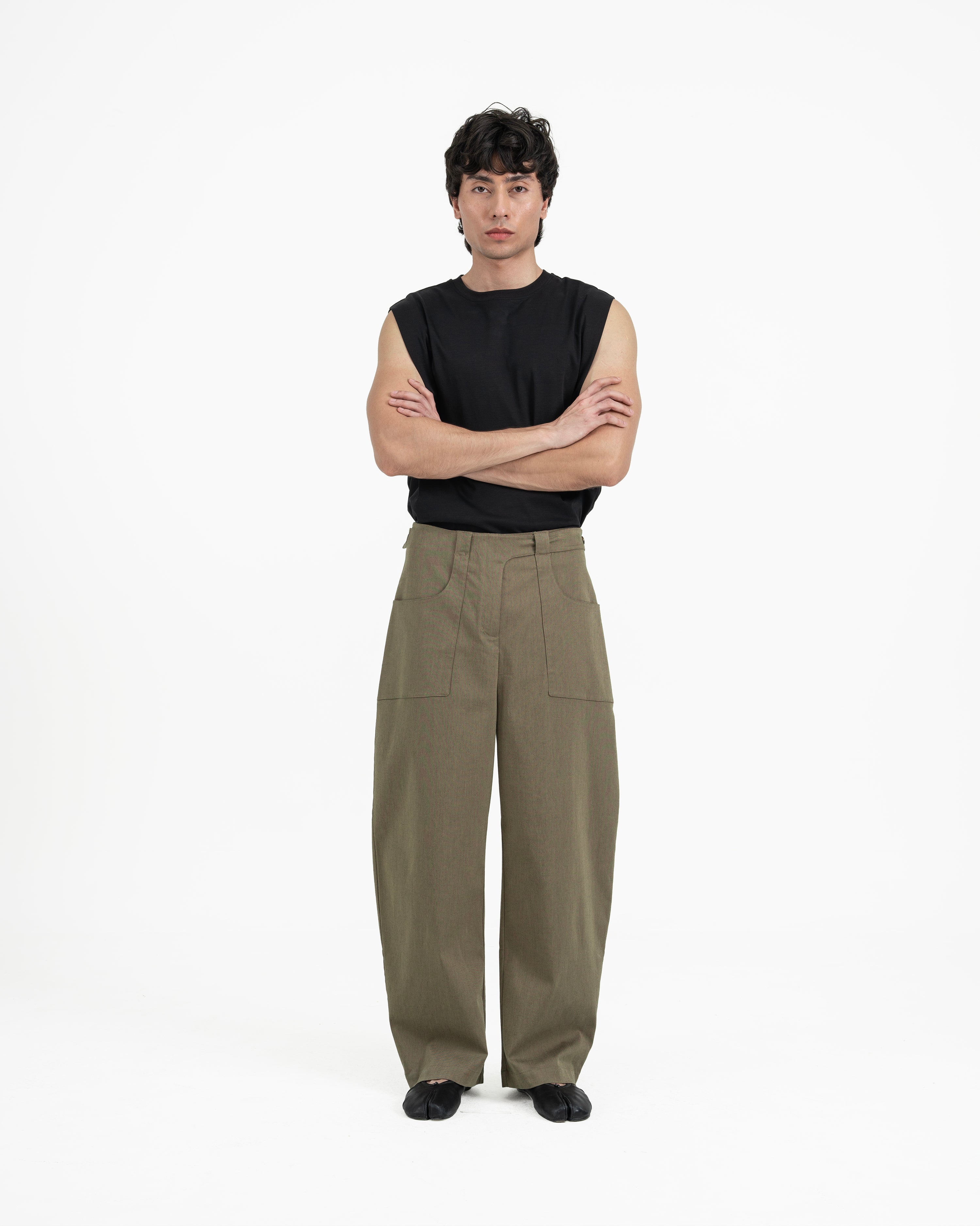 GRAYE | Gurkha Barrel Leg Pants