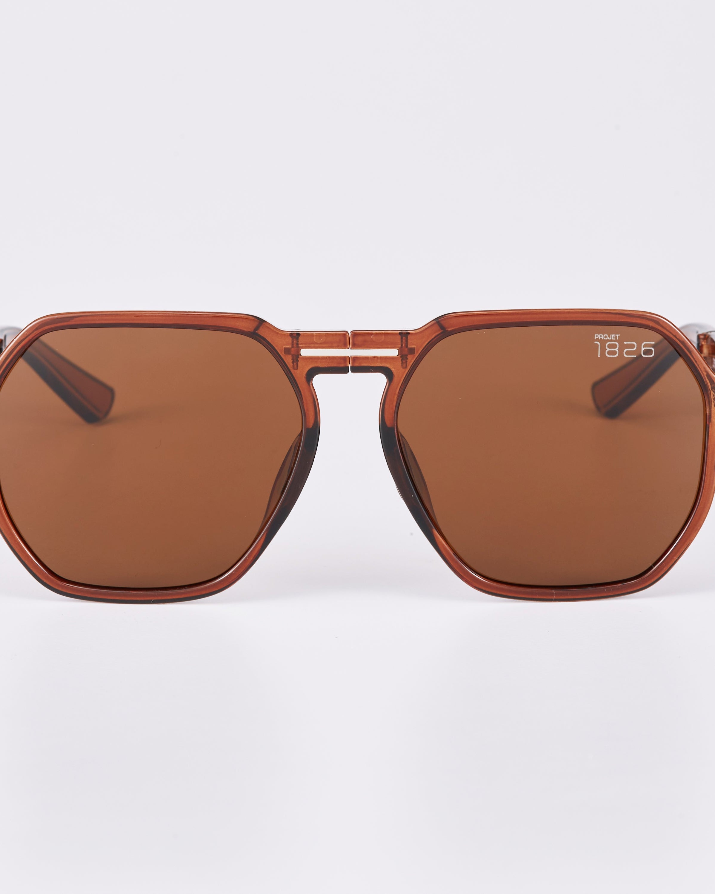 PROJECTWEAR | DAEMYN Polarized Foldable Sunglasses Tea/Black