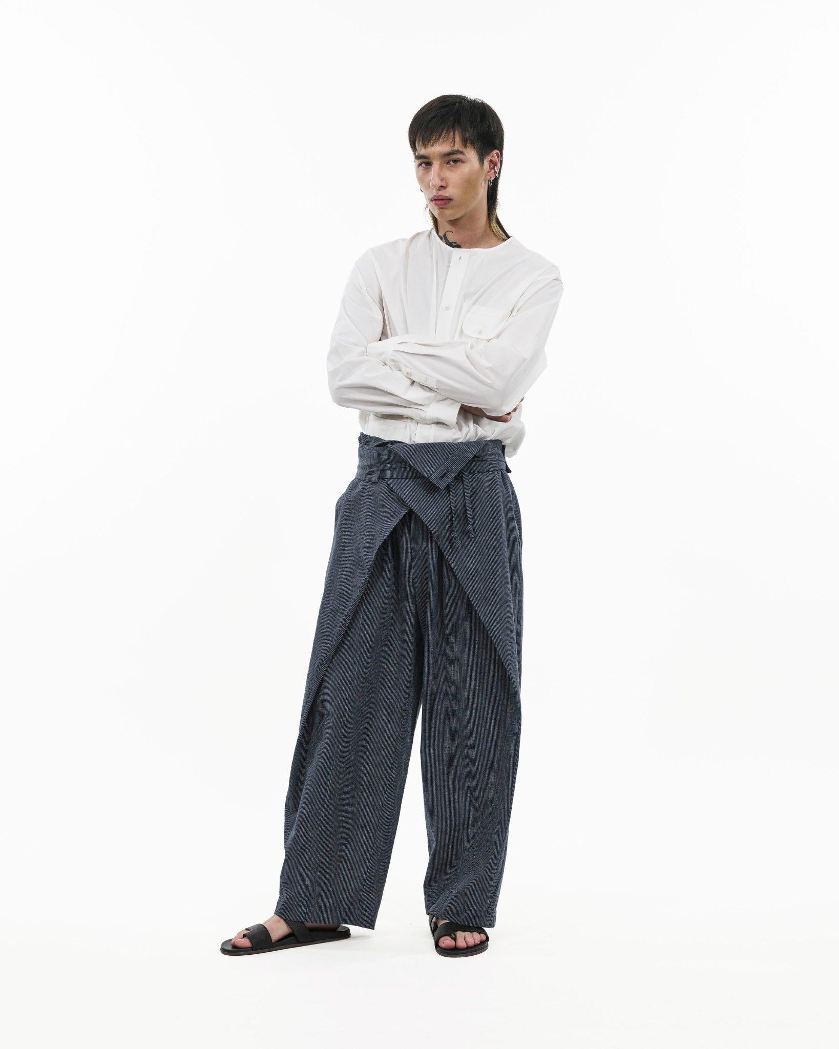 GRAYE | Sash Wrap Trousers