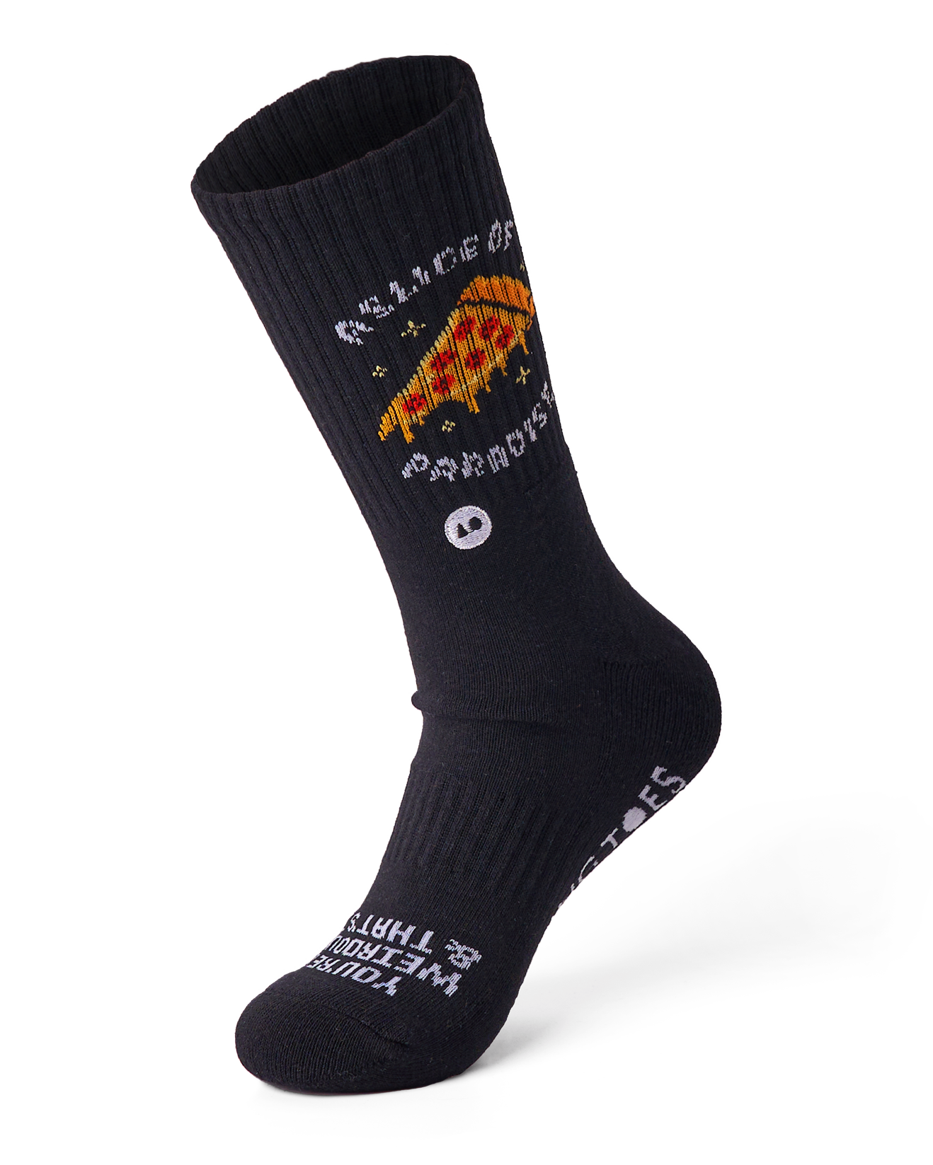 TALKING TOES | Weird Pizza Athletic Sock