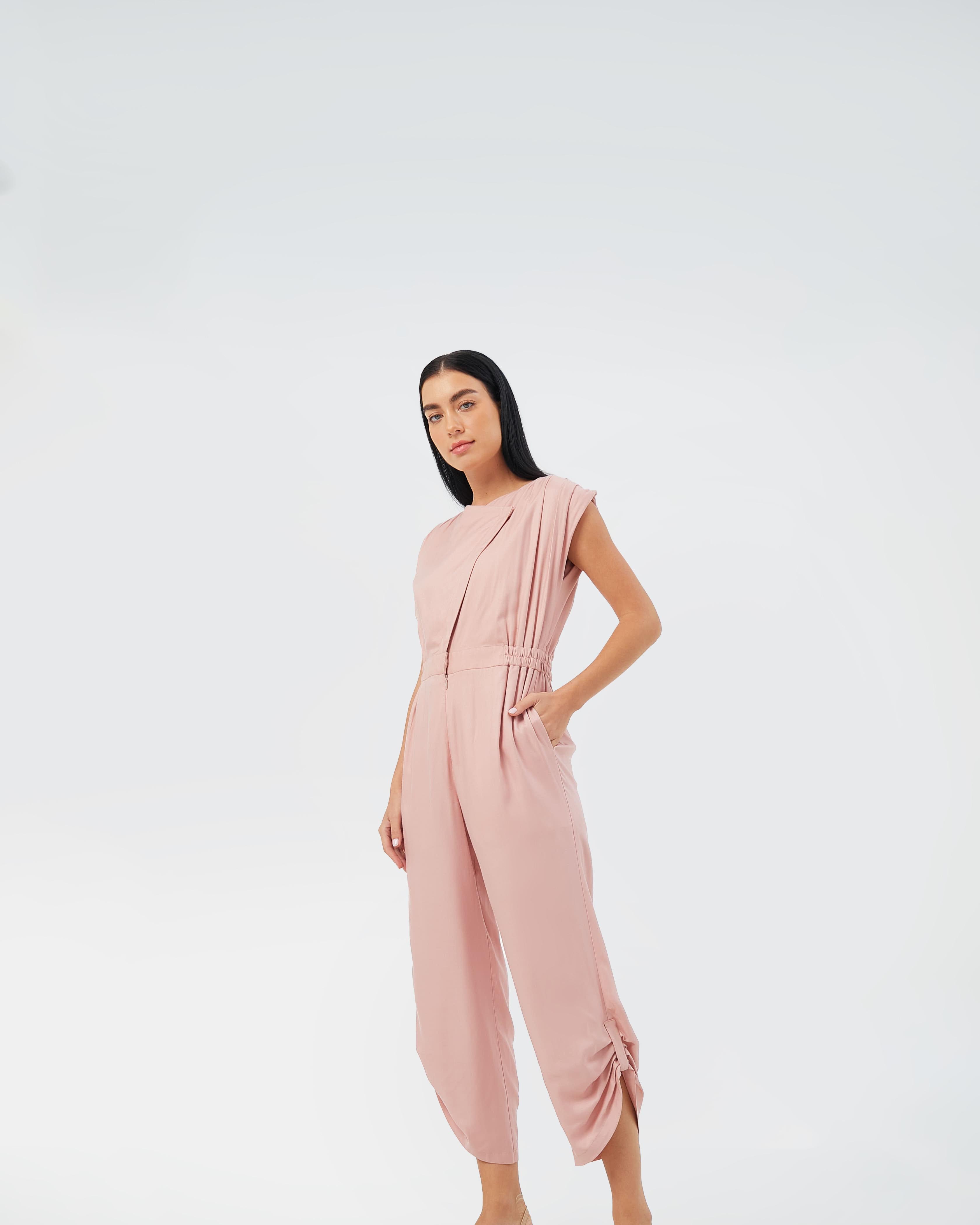 CAELI ECO LUXE | Draped Jumpsuit