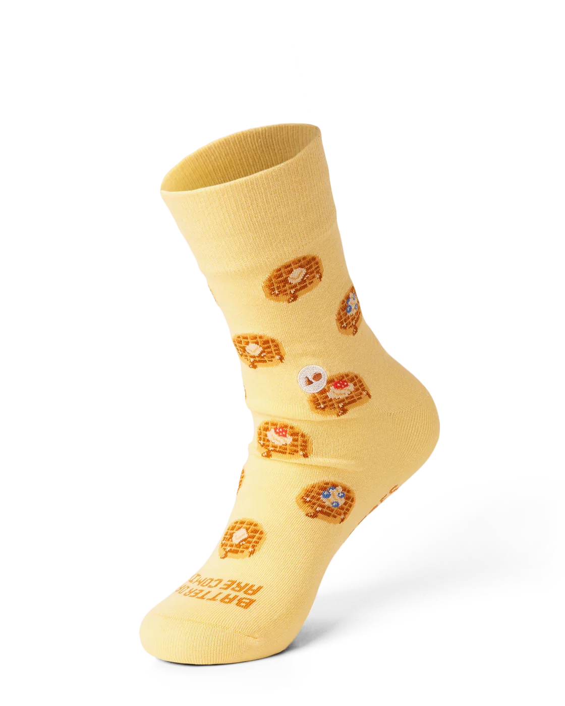 TALKING TOES | Breakfast Waffle Sock