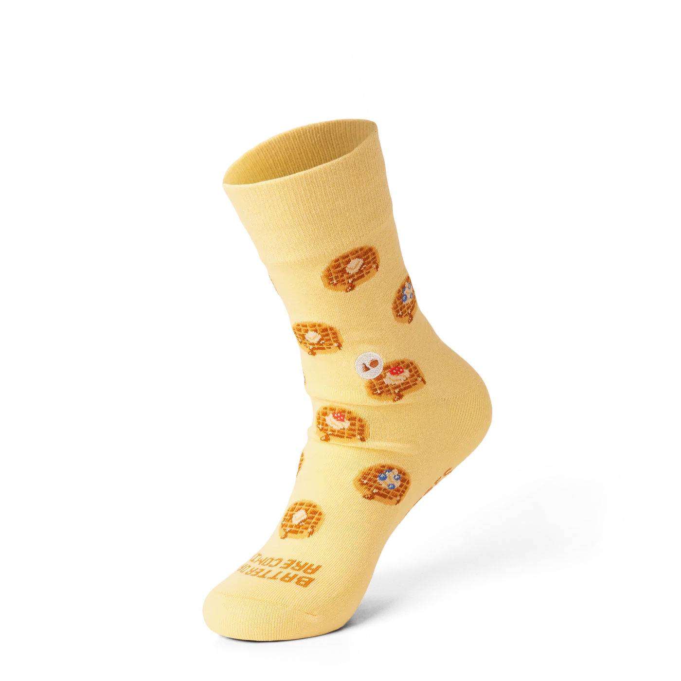 TALKING TOES | Breakfast Waffle Sock