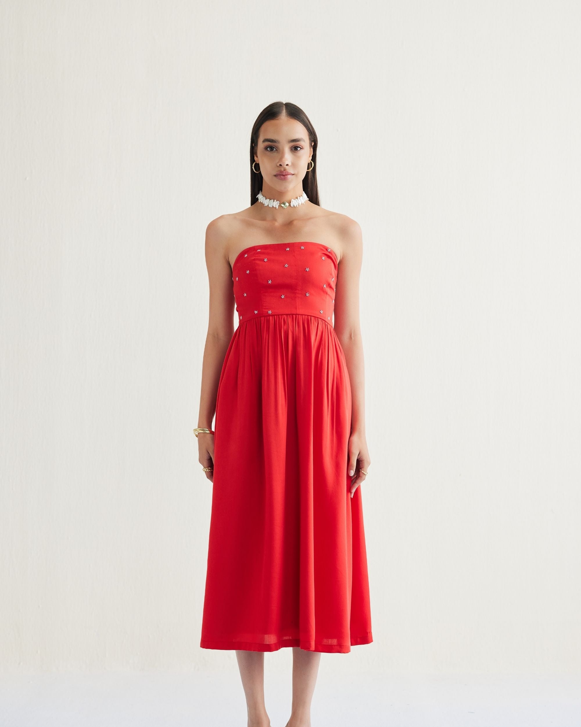 SUI | Dreamy Summer Tencel Tube Dress