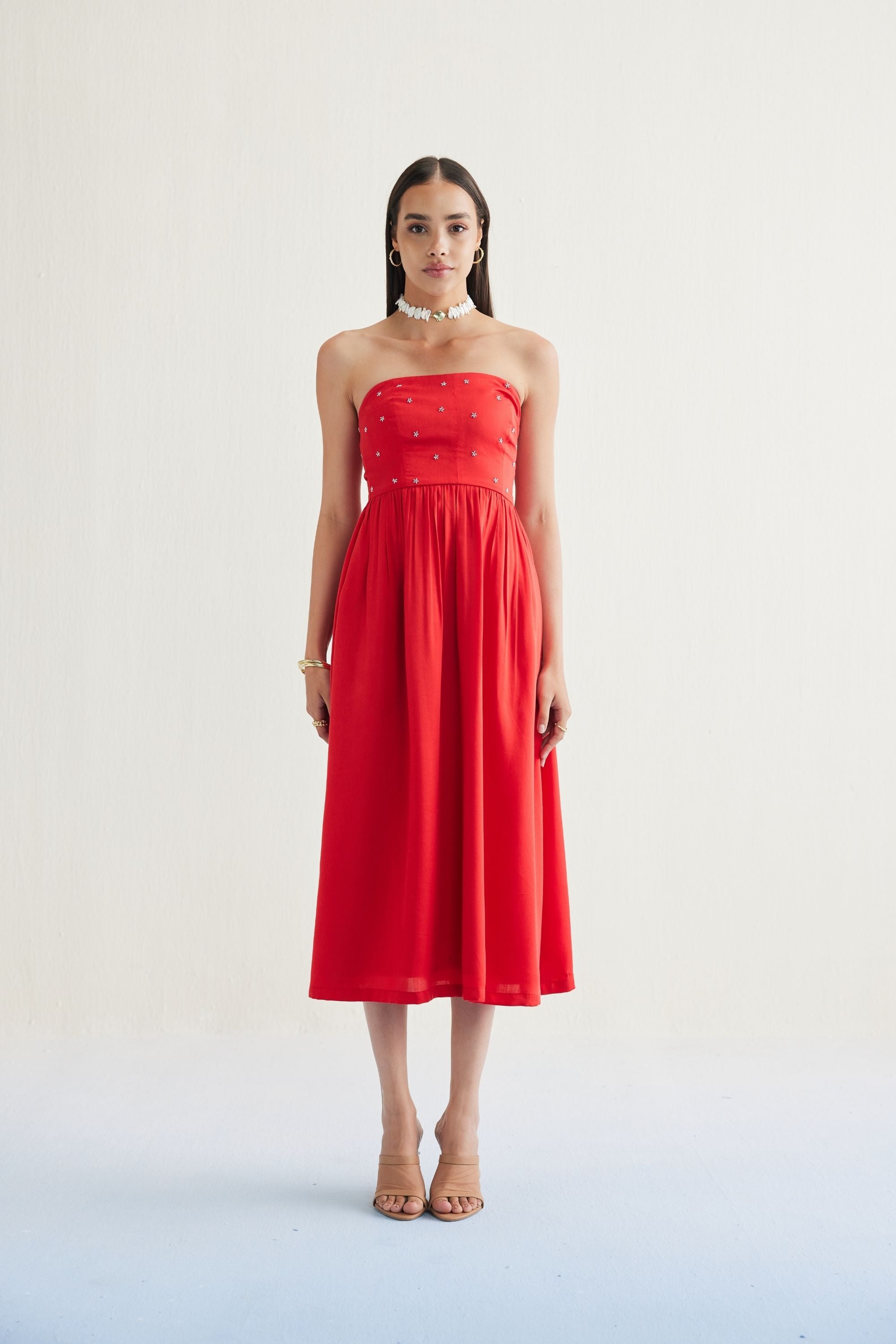 SUI | Dreamy Summer Tencel Tube Dress