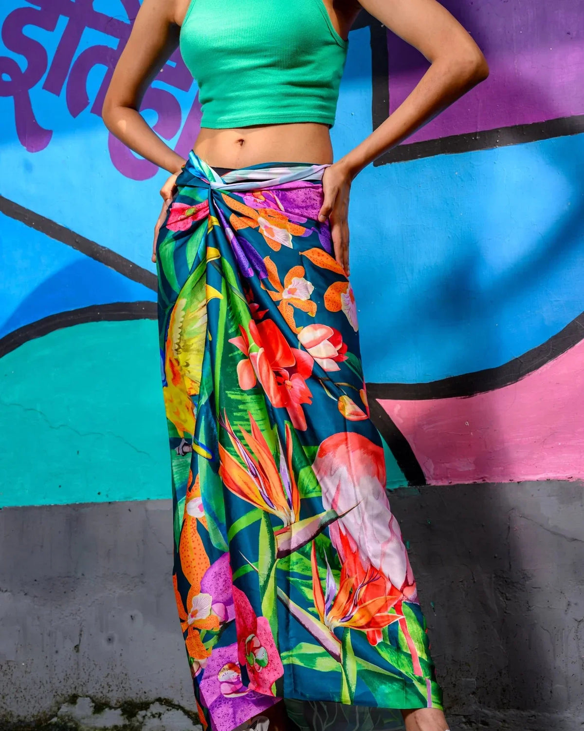 PHOTO PHACTORY | Jiwas Wrap Skirt | Garden City Skirt