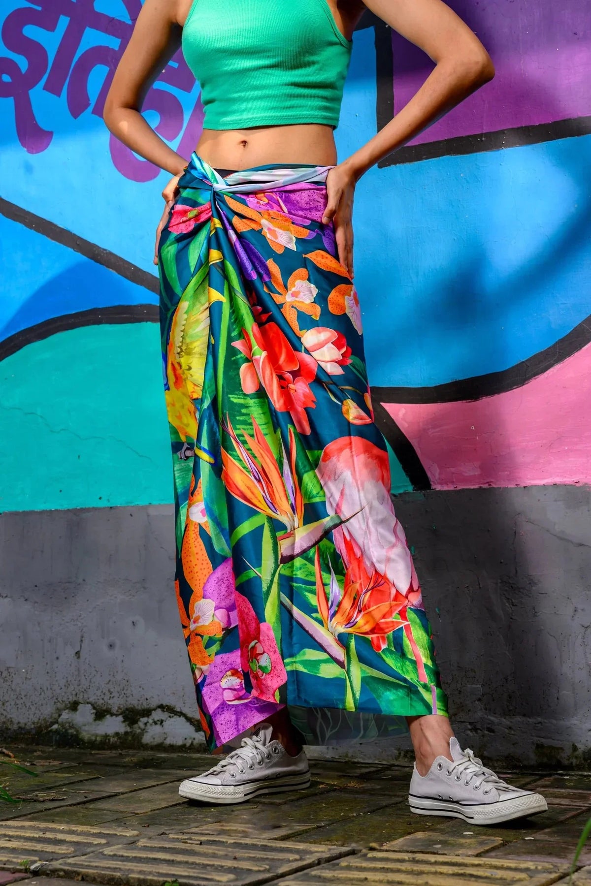 PHOTO PHACTORY | Jiwas Wrap Skirt | Garden City Skirt