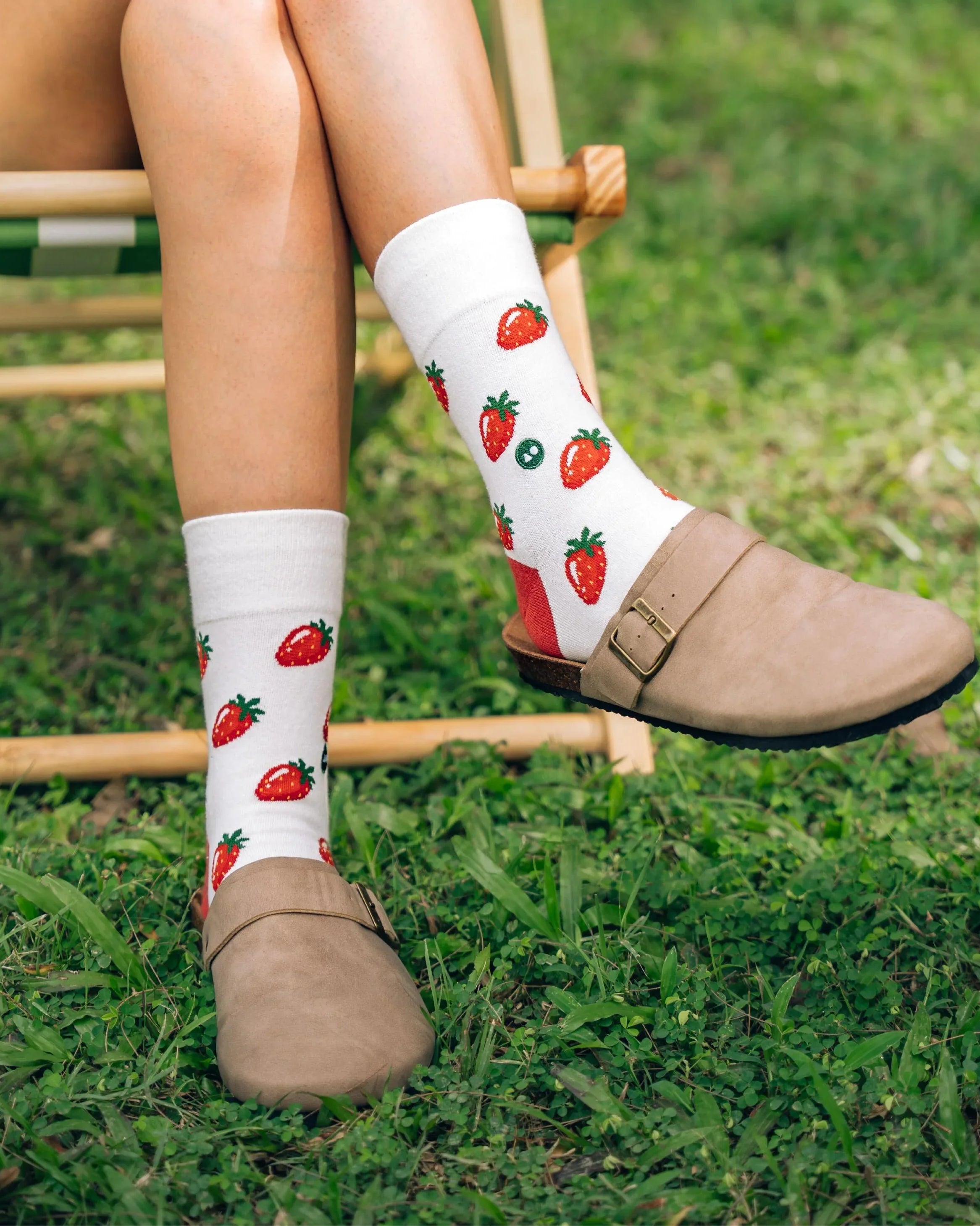 TALKING TOES | Strawberry Time Sock