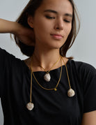 MARILYN TAN JEWELLERY | Desert Rose Natural Gemstone Pendant Necklace In Gold