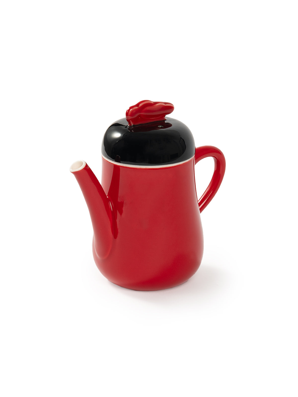 CRAFILAB | Vermilion Red & Auspicious Cloud Teapot