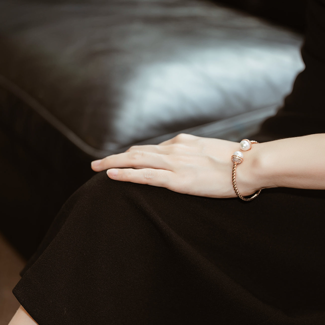 PEARLY LUSTRE | Asian Civilisations Museum Freshwater Pearl Bracelet WB00076 | ACM Collection