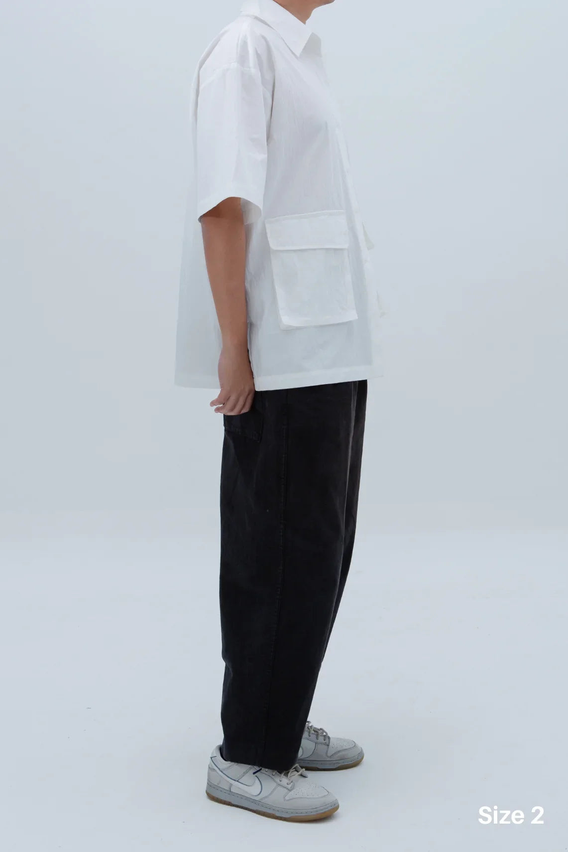 SAERO COLLECTIVE | Boho Overfit Shirt | White