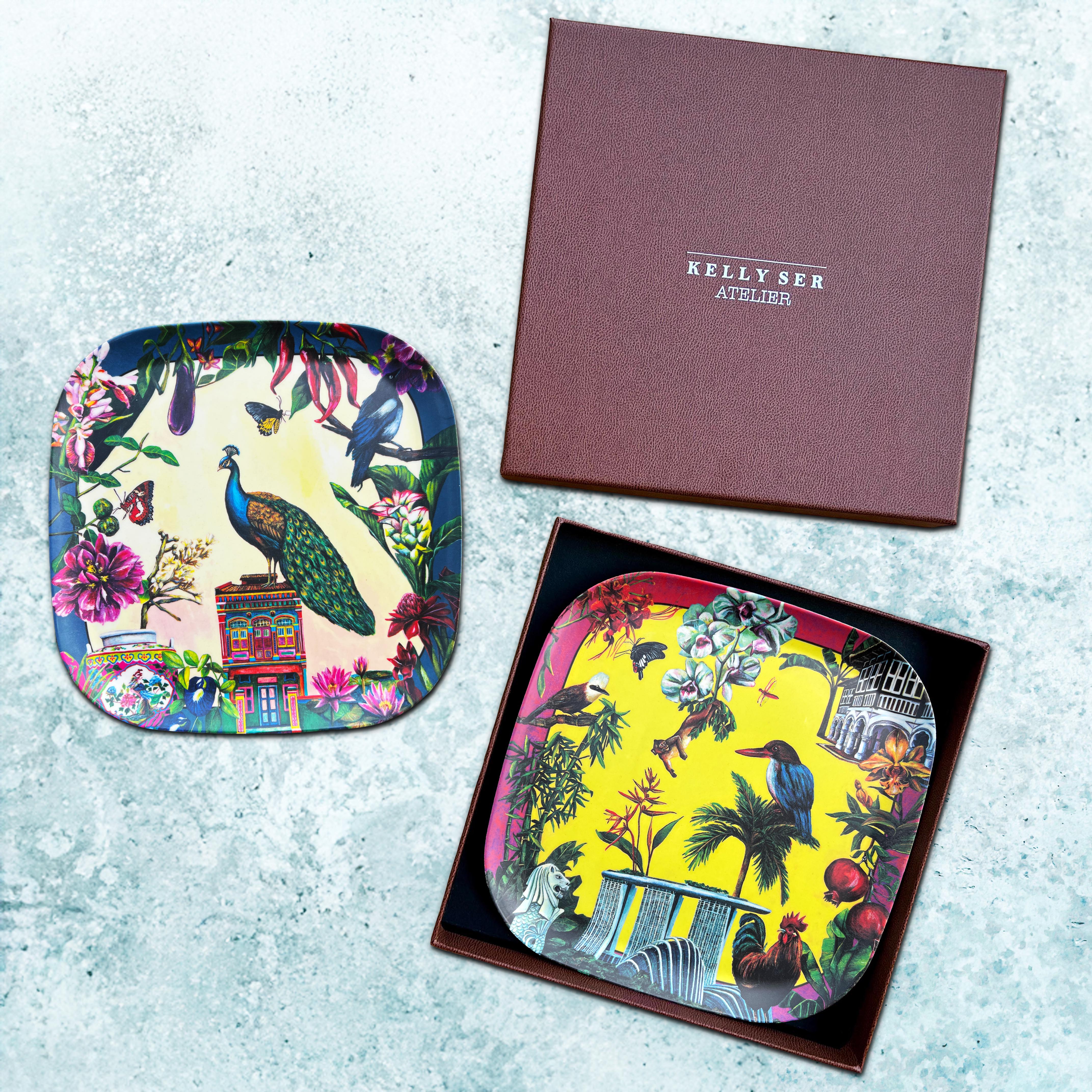 KELLY SER ATELIER | City in Nature Bamboo Plates Set: Treasures Edition