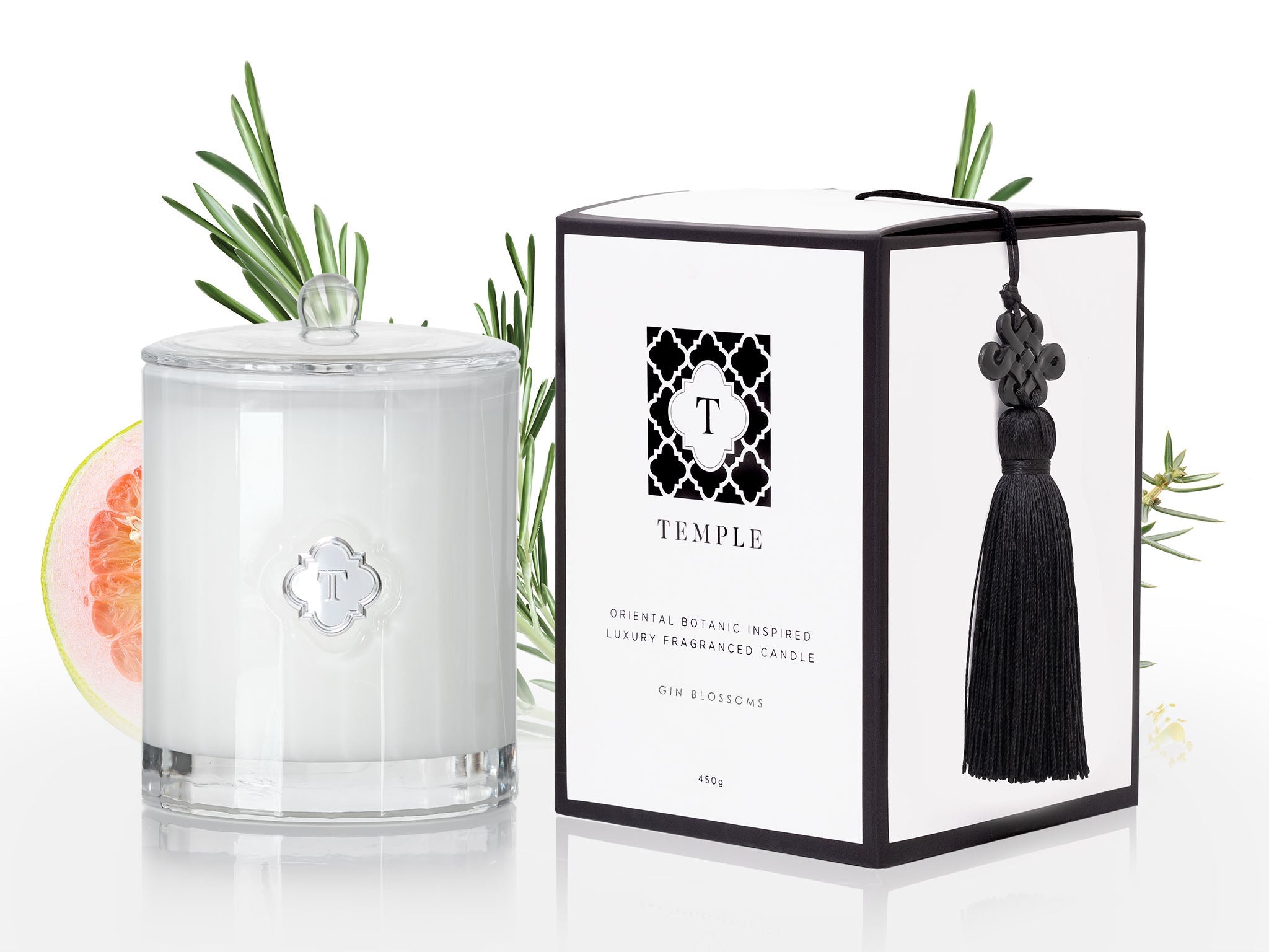 TEMPLE CANDLES | Luxury Fragranced Candle - Gin Blossoms