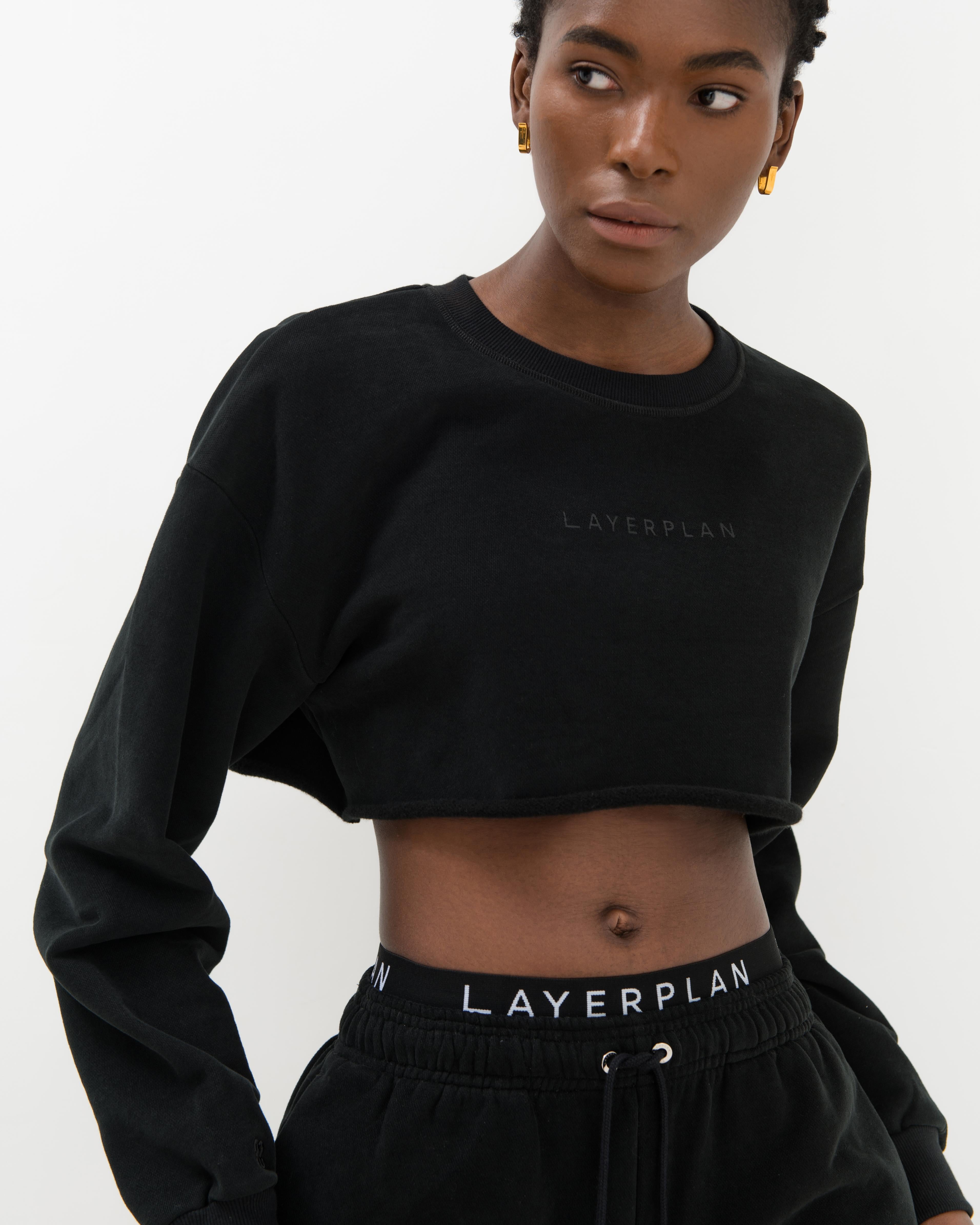 LAYERPLAN | LP Wideleg Logo Sweater Set