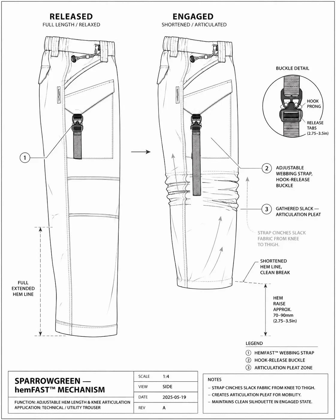 SPARROW GREEN | HARRISON hemFAST Tech Cargo