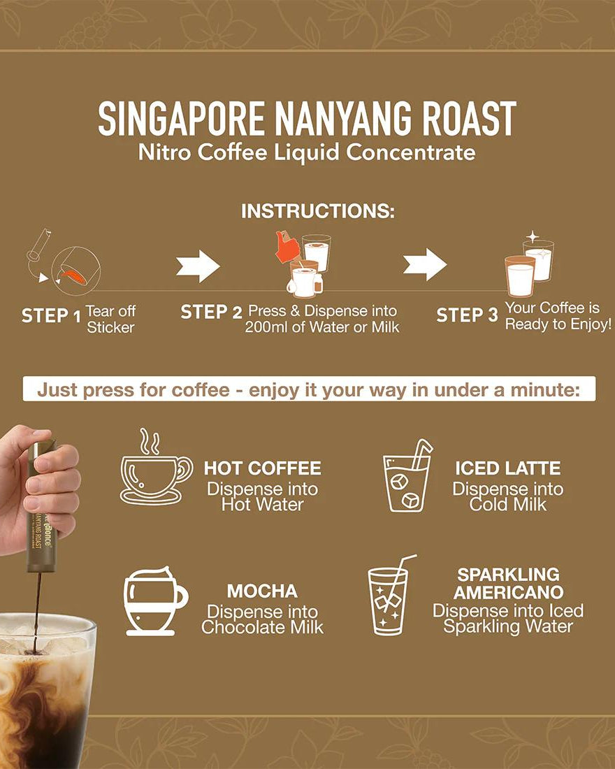 KIM'S DUET | Singapore Nanyang Roast Nitro Coffee Liquid Concentrate
