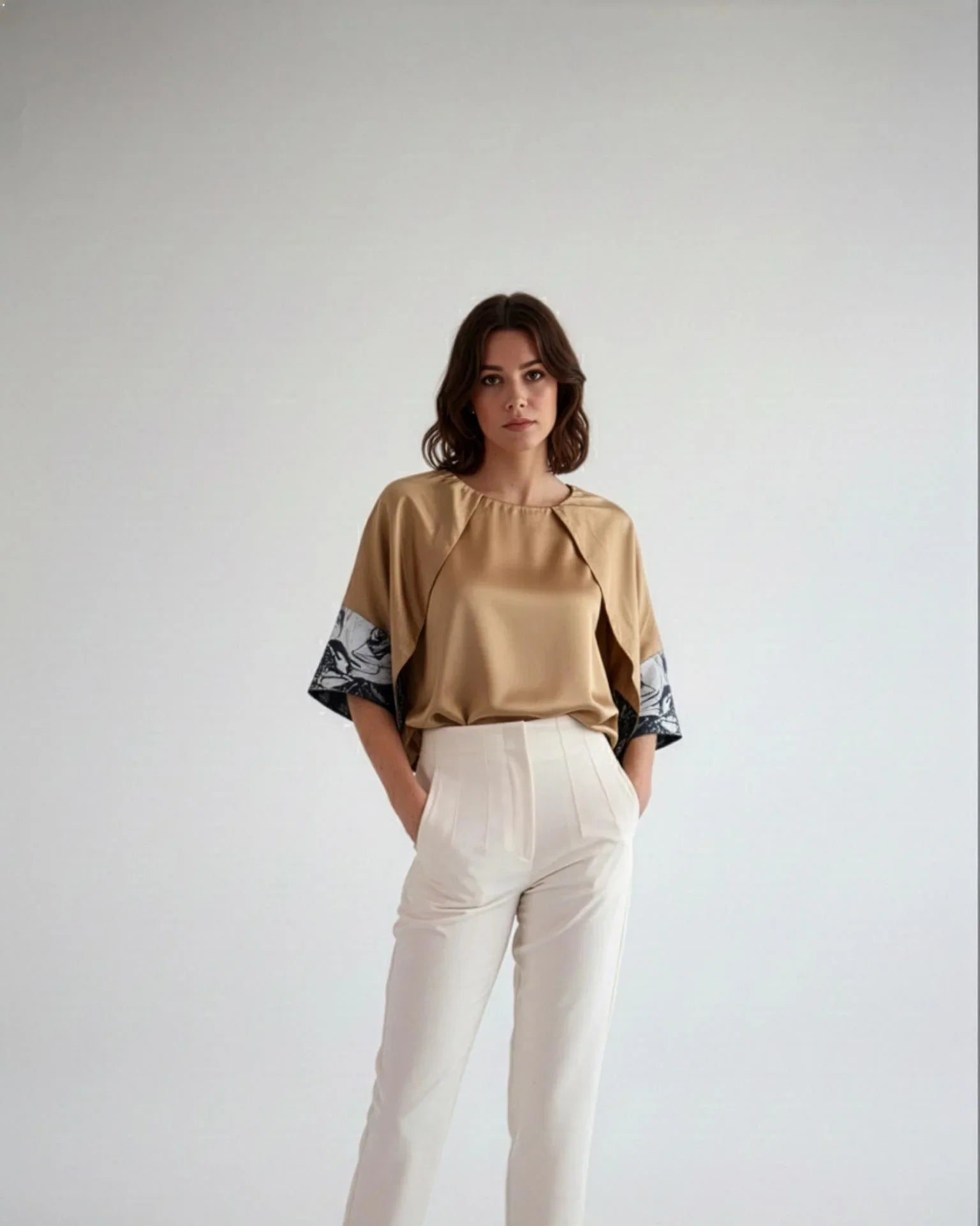 WOLF & BYRD | Gilded Flow Blouse