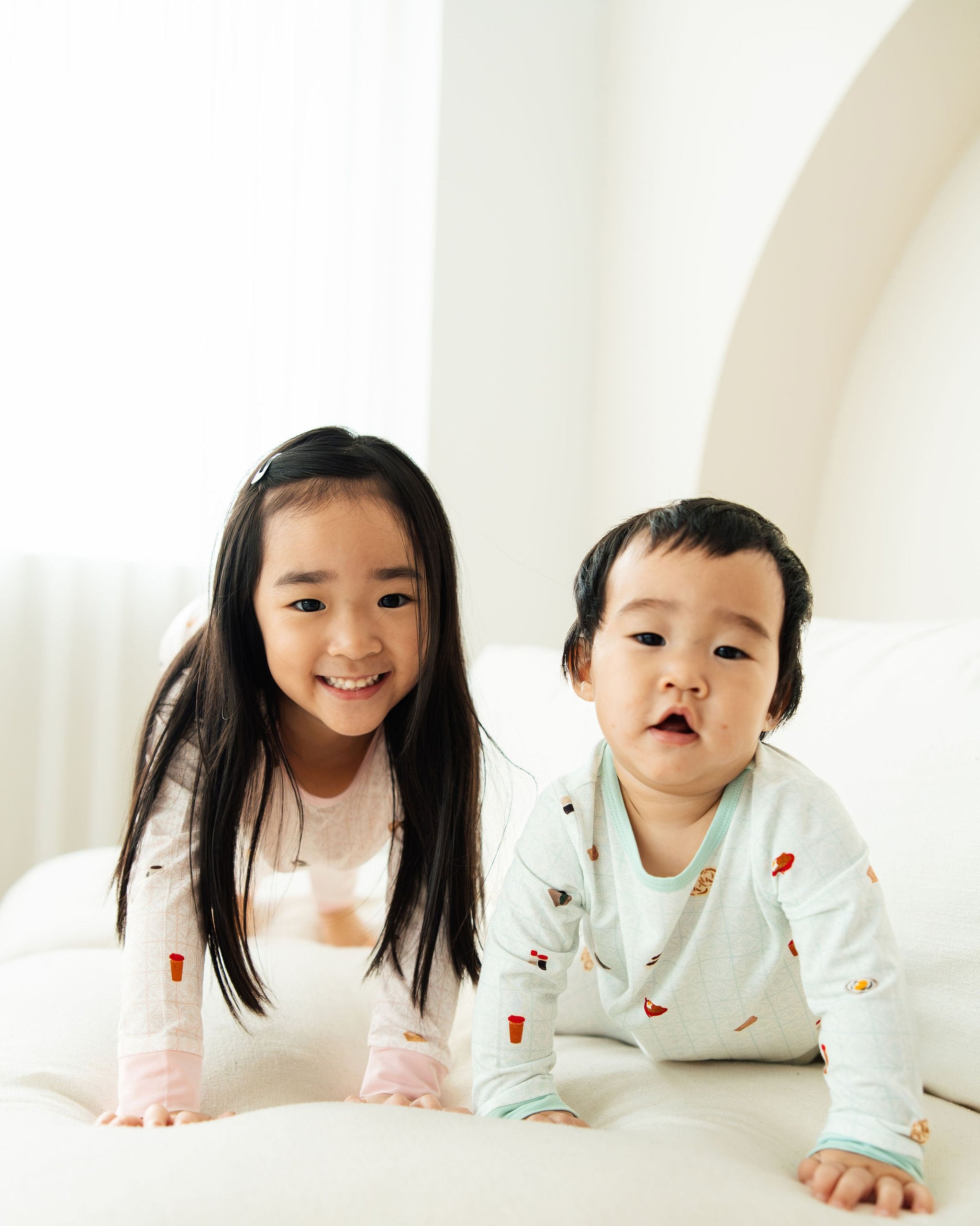 SELENIGHTCO | Kids Long Pyjamas Set | Kopitiam Jade