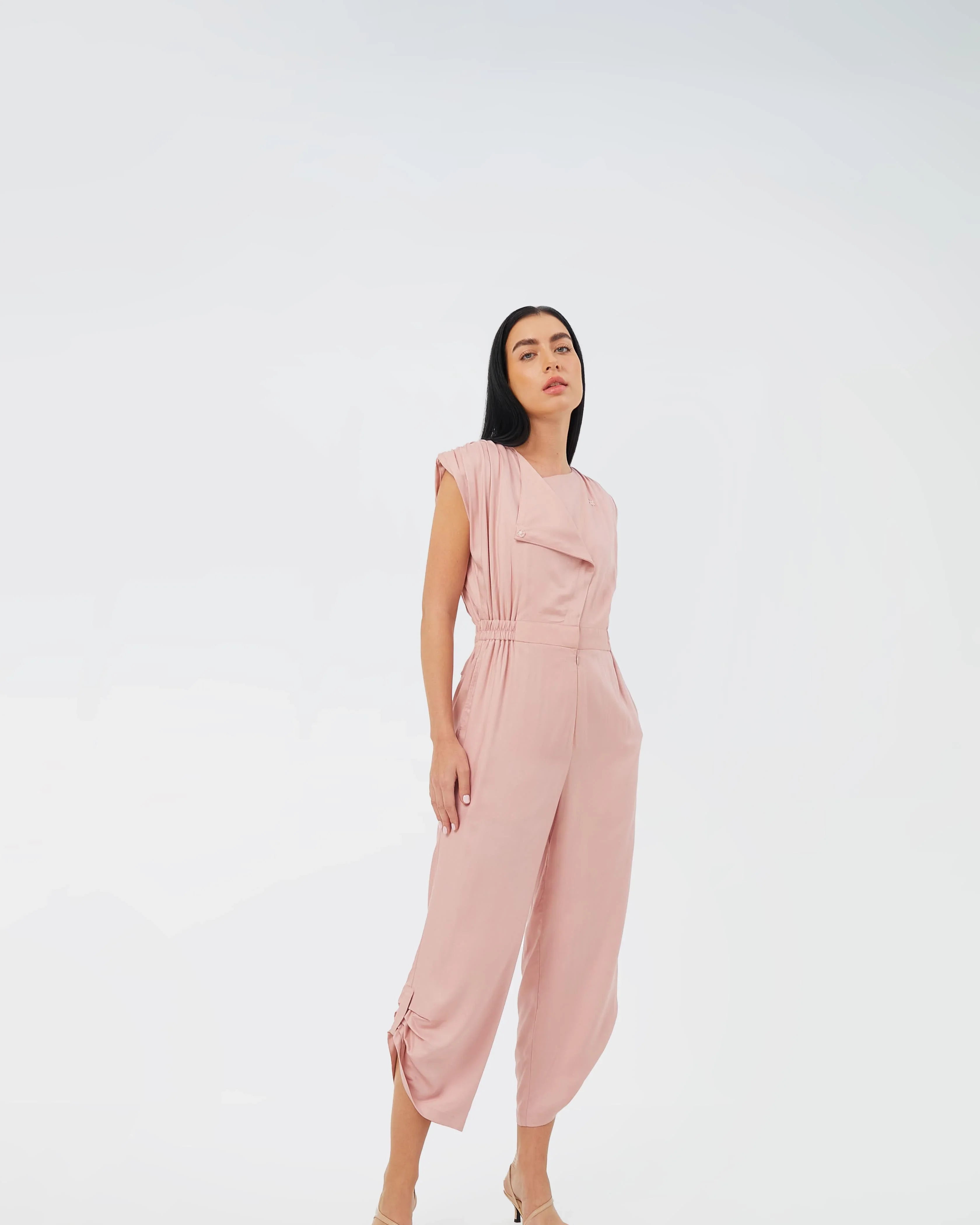CAELI ECO LUXE | Draped Jumpsuit