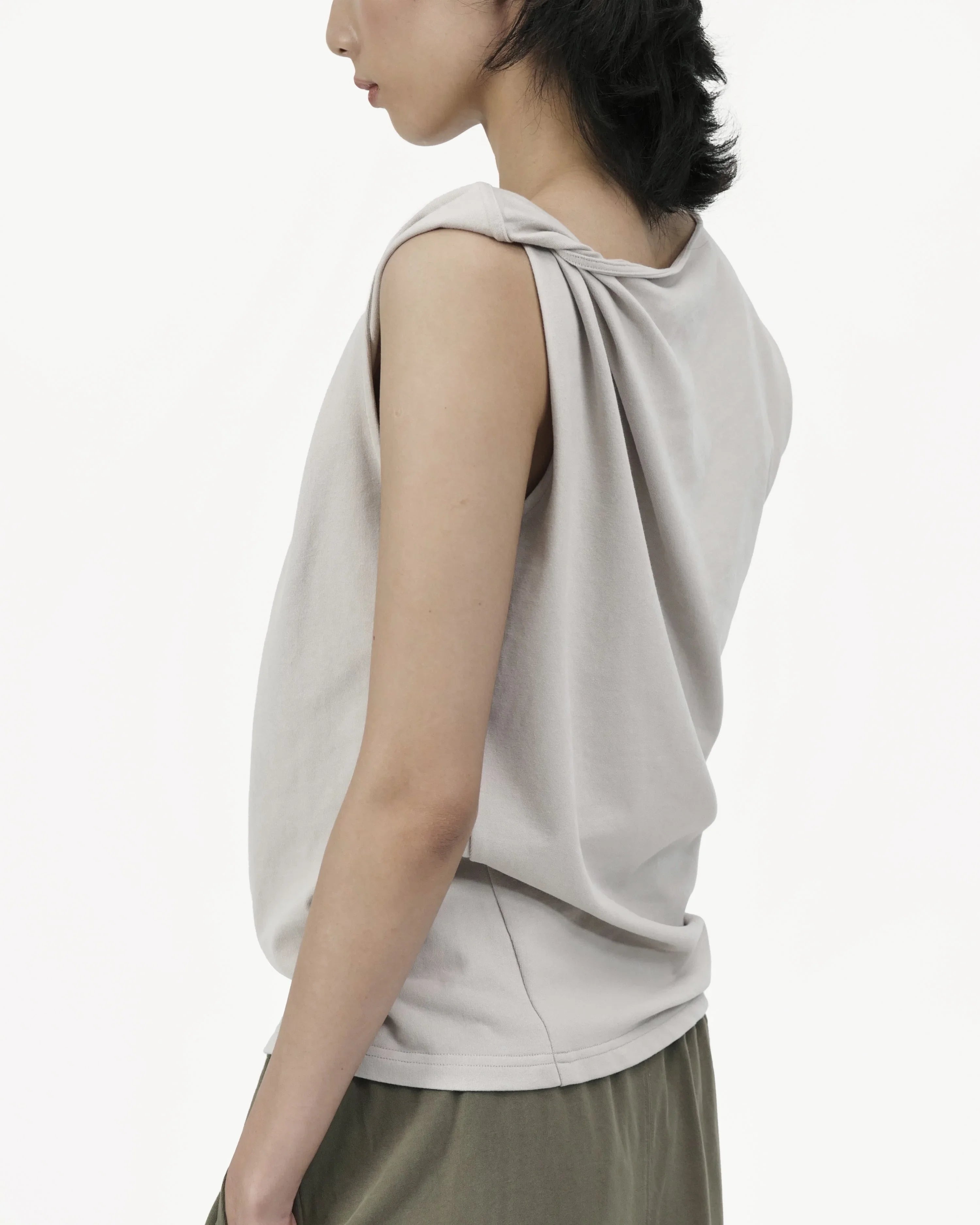 GRAYE | Twisted Knit Top - Mushroom