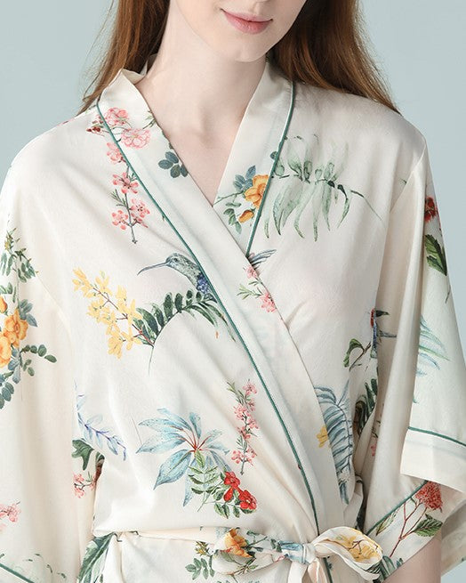 BELLS & BIRDS | Paradiso Floral Robe