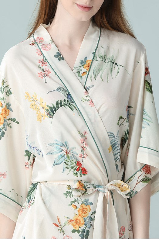 BELLS & BIRDS | Paradiso Floral Robe