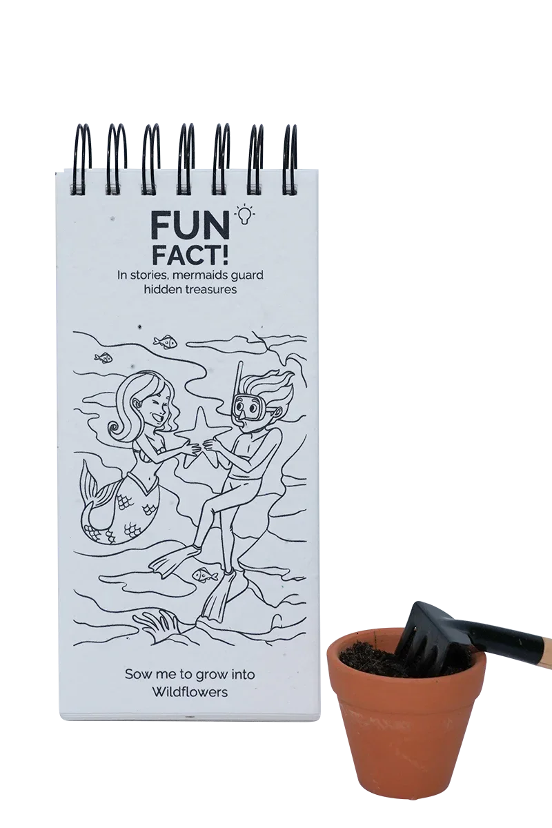 PURPLE & PURE | Under the Sea Plantable Colouring Book