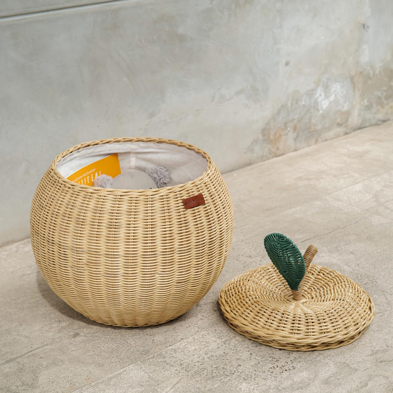 MOMIJI | Apple Basket - Medium Natural