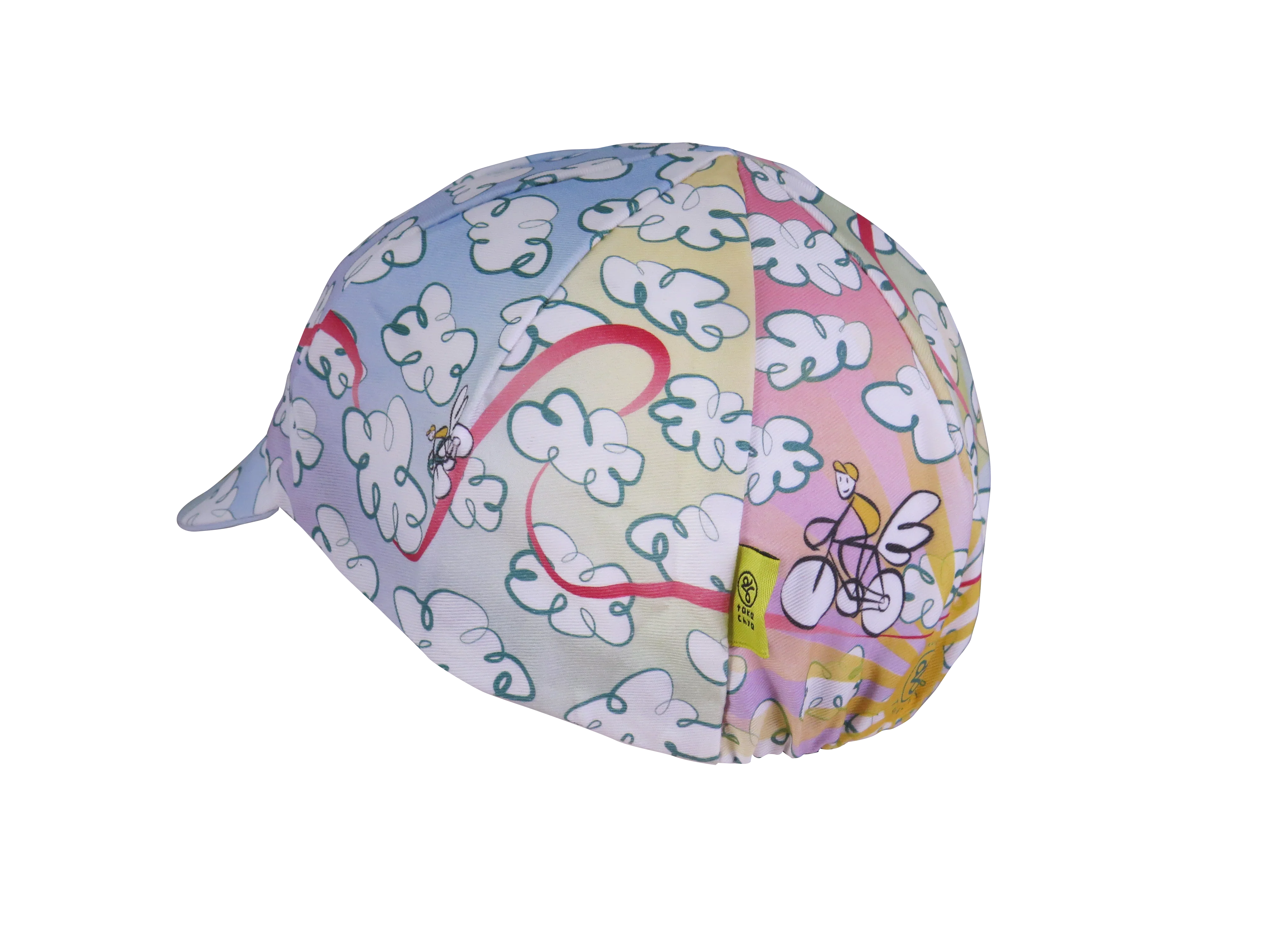 A DESIGN BY TAKACHYA | Cycling Cap - Flying Unicorn Psychedelic