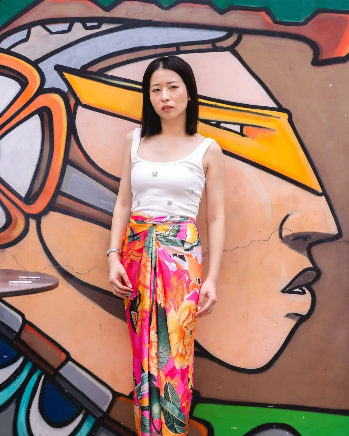 PHOTO PHACTORY | Jiwas Wrap Skirt Durian Skirt