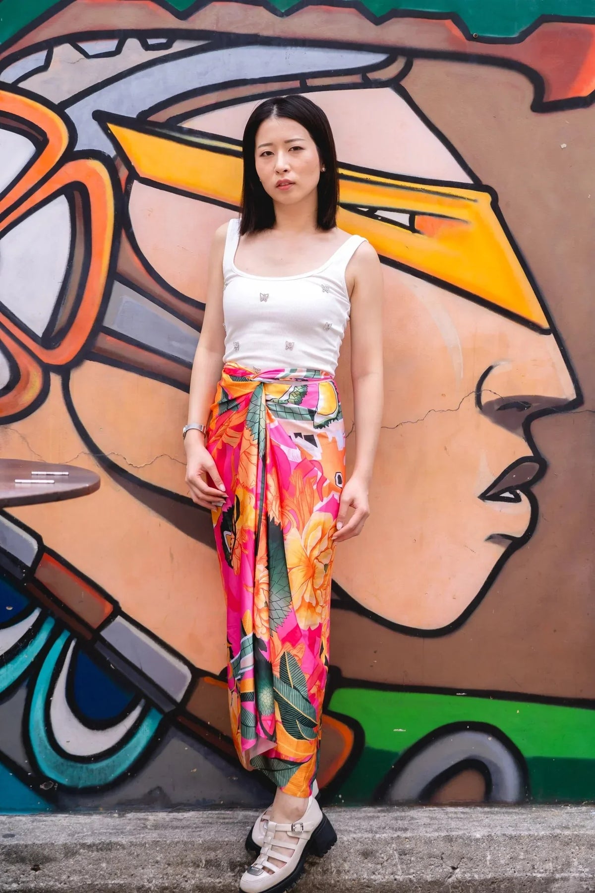 PHOTO PHACTORY | Jiwas Wrap Skirt Durian Skirt