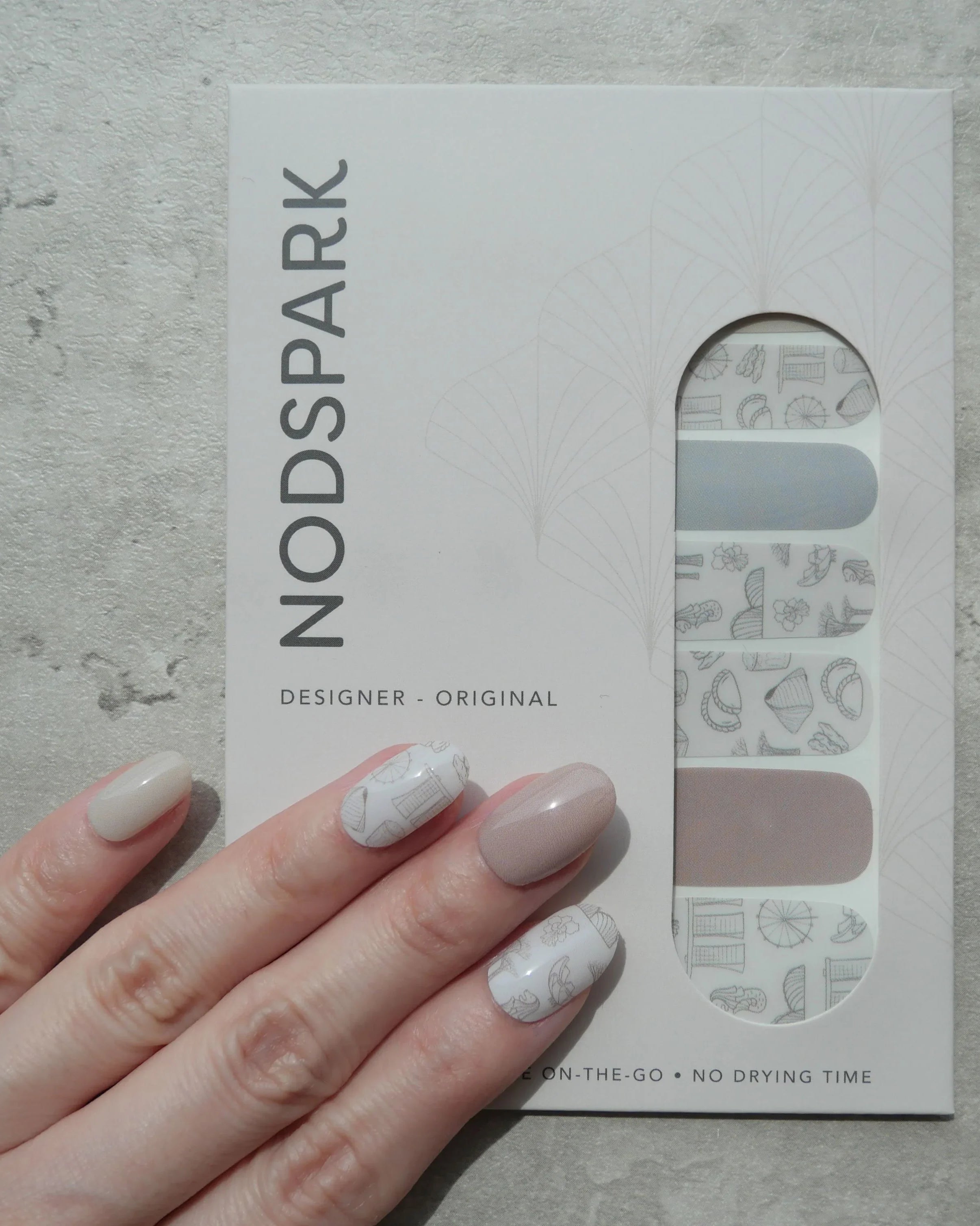 NODSPARK | Heritage Delights Nail Wrap Manicure