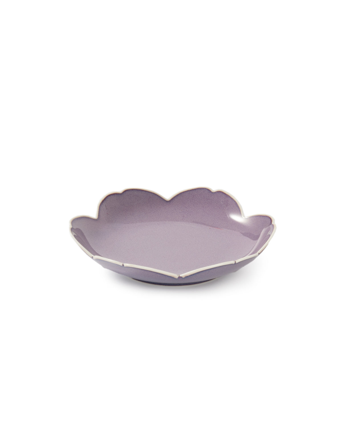 CRAFILAB | Purple & Jun Kiln Transmutation Floral Saucer