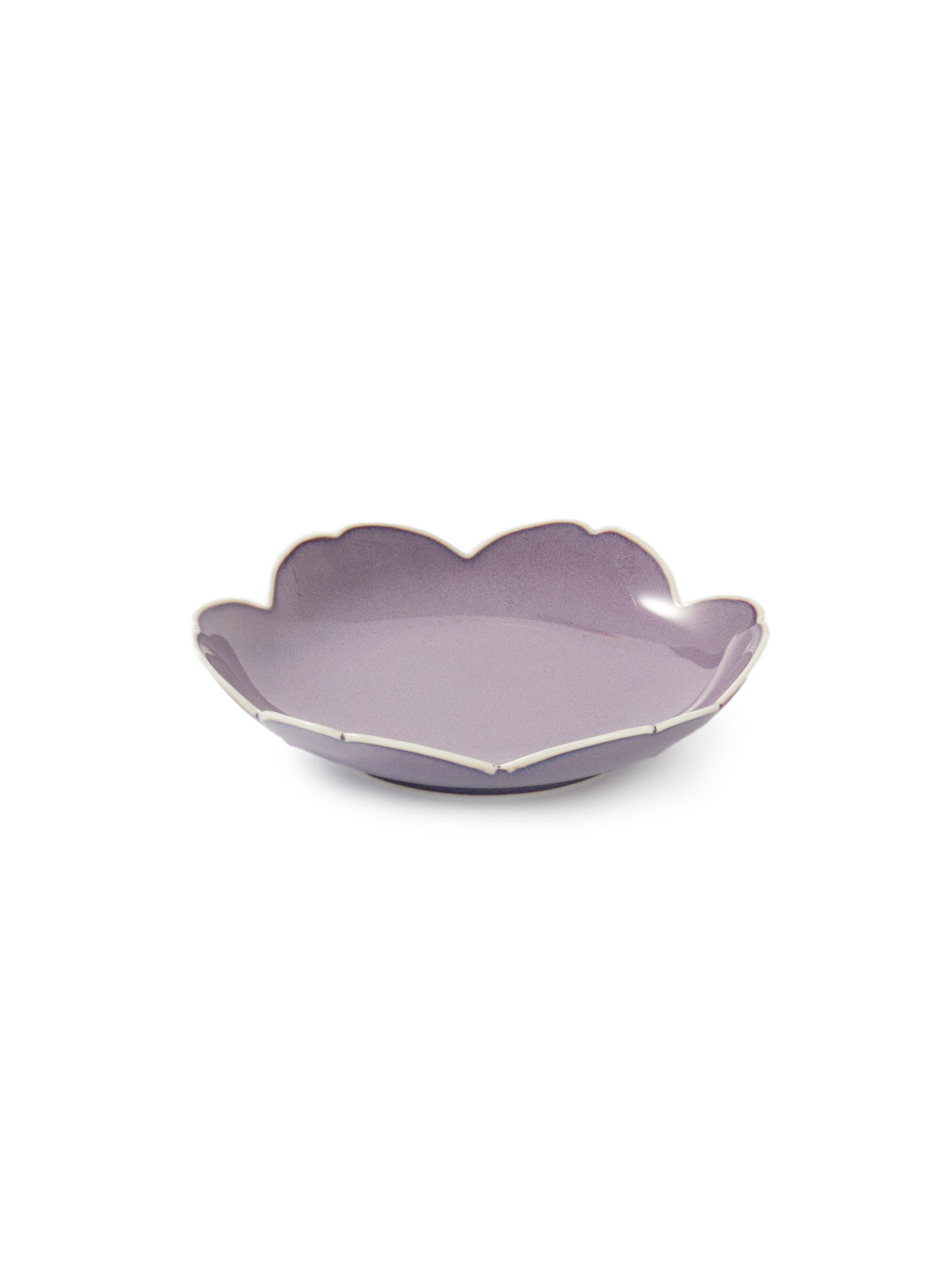 CRAFILAB | Purple & Jun Kiln Transmutation Floral Saucer