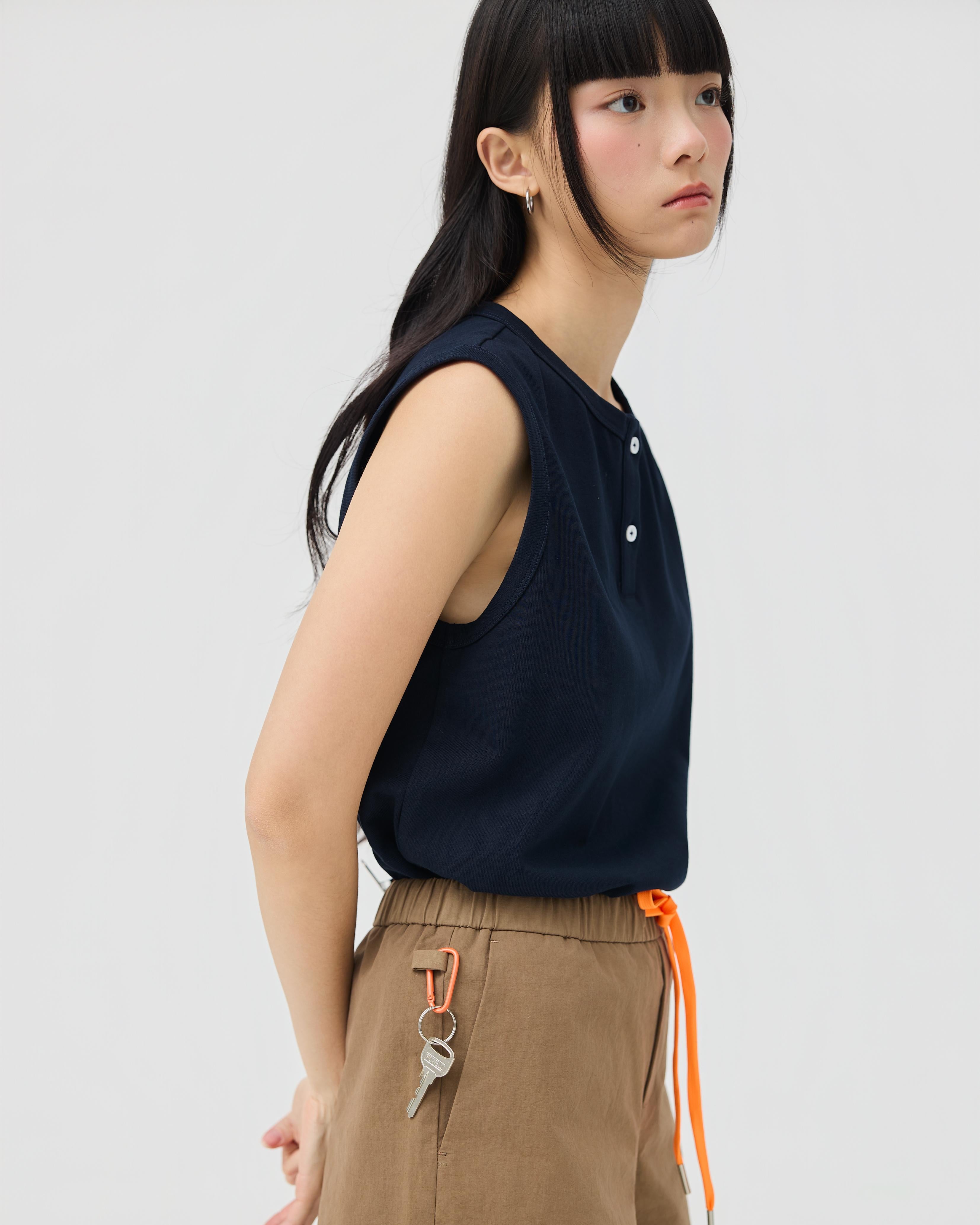 3EIGHTH | Futae Shorts In Sandstone