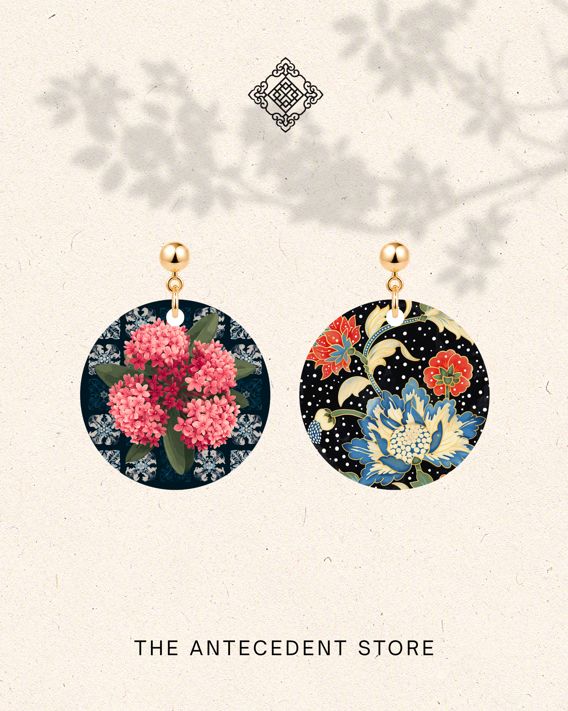 THE ANTECEDENT STORE | Ixora Batik Earrings