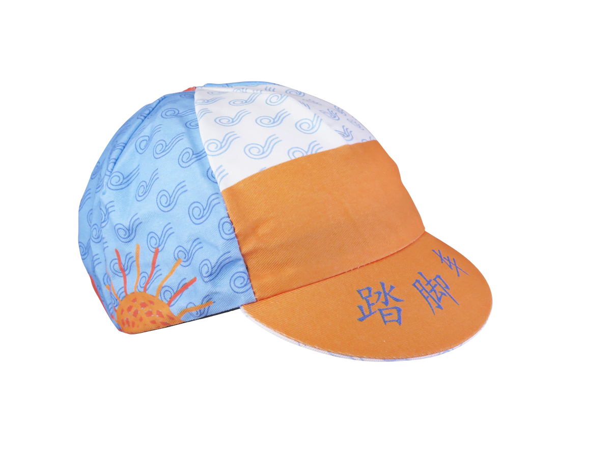 A DESIGN BY TAKACHYA | Cycling Cap - Chinese Idioms Nice Sun and Wind